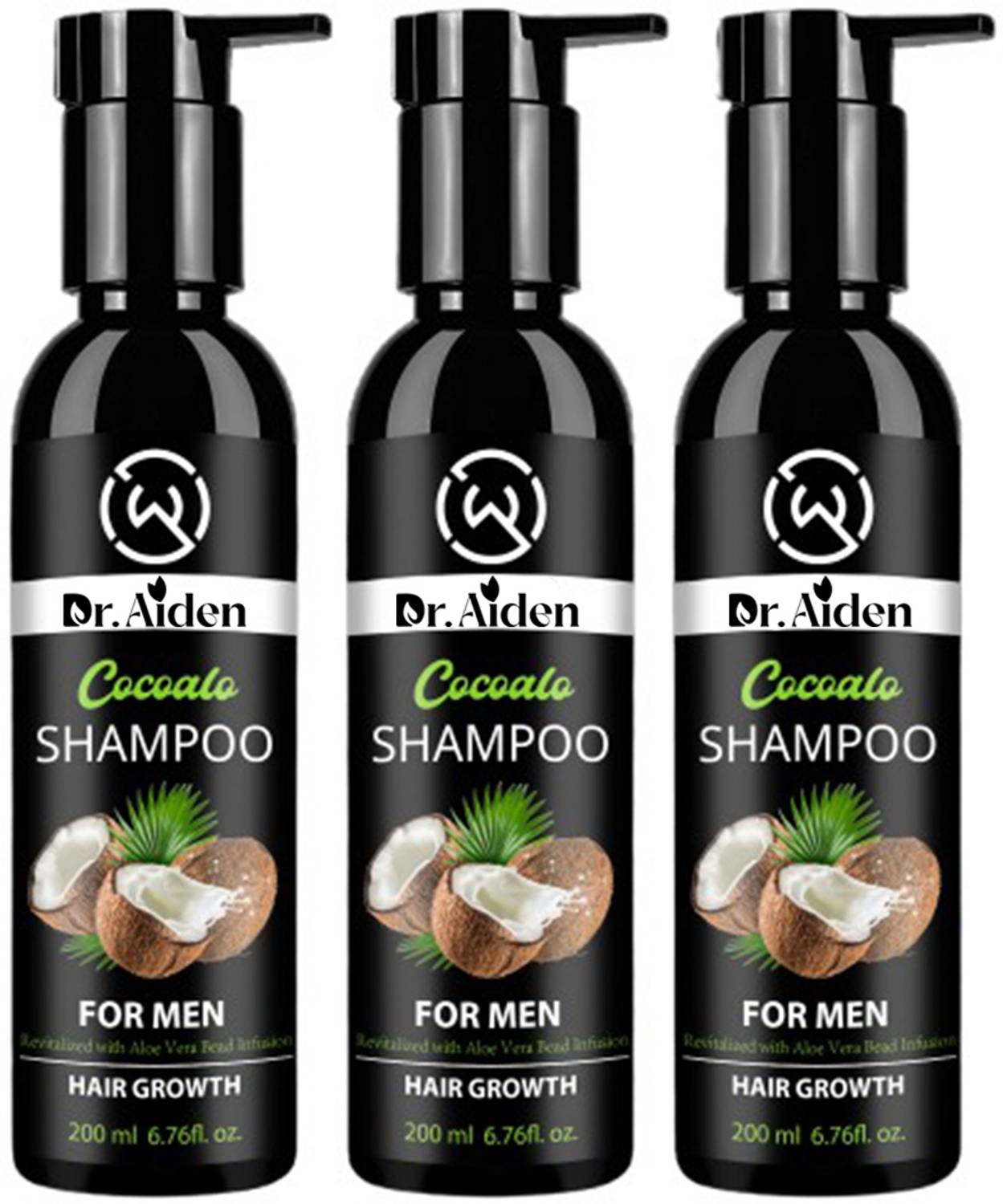 Dr Aiden Cocoalo Hair Growth Shampoo Enriched with Coconut & Aloe Vera for Men