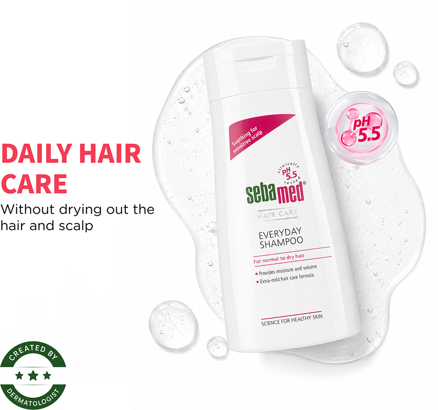 Image of Sebamed Everyday Shampoo pH 5.5Soothing for sensitive scalp