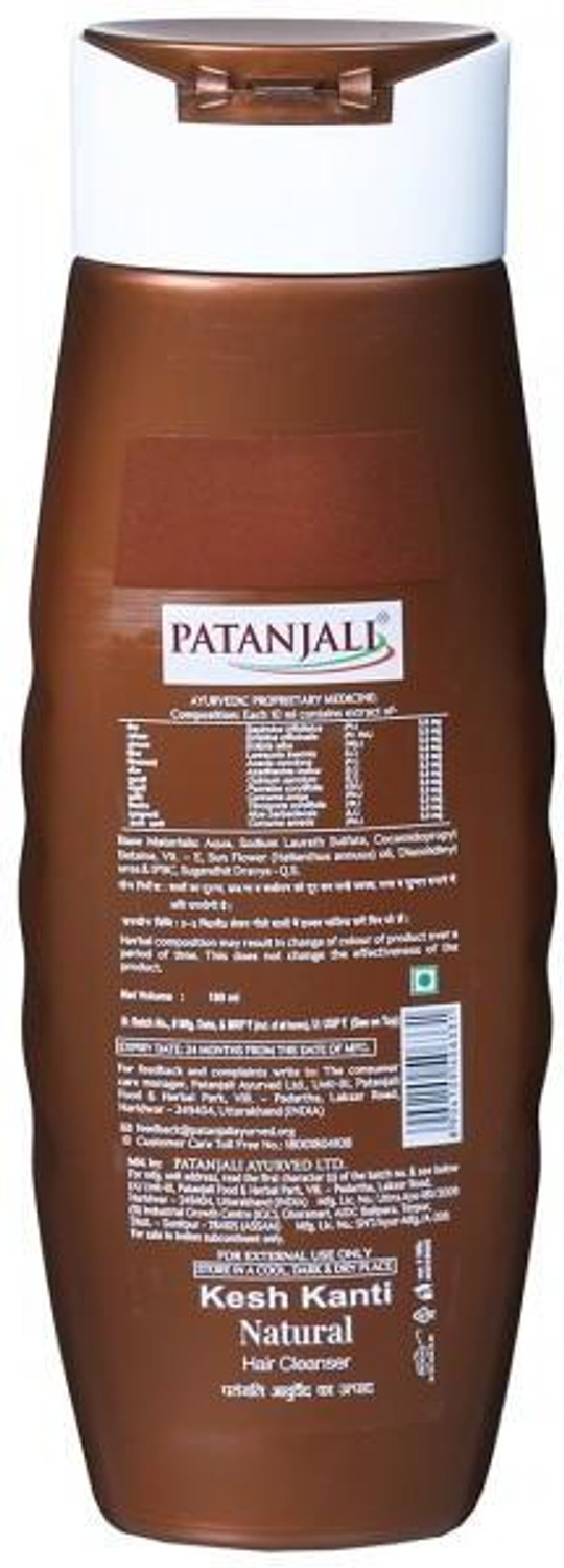 Image of PATANJALI Kesh Kanti Natural Hair Cleanser 180ML 2PCS