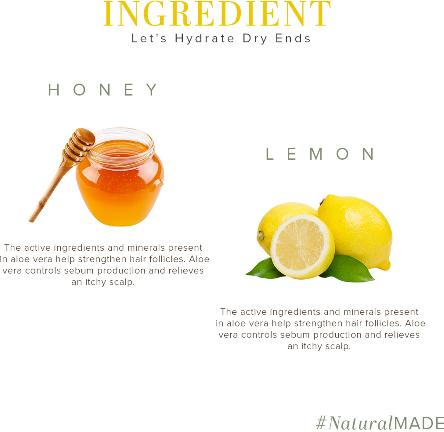 Image of KHADI NATURAL Herbal Honey & Lemon Cleanser /Shampoo (Pack of 2)