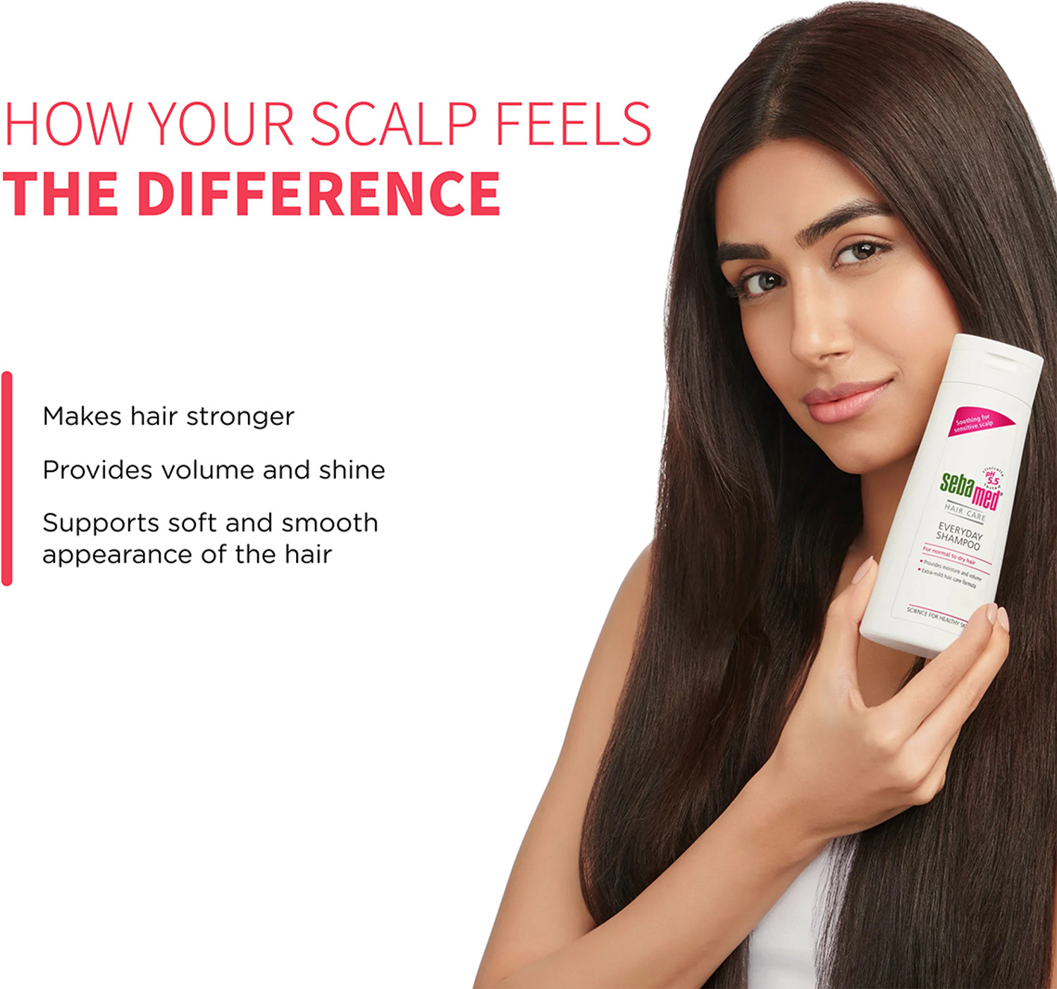 Image of Sebamed Everyday Shampoo |pH 5.5|Soothing for sensitive scalp |