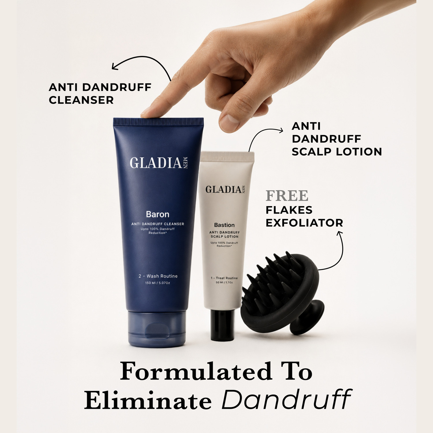 Image of gladia ANTI DANDRUFF COMBO (200 ml)