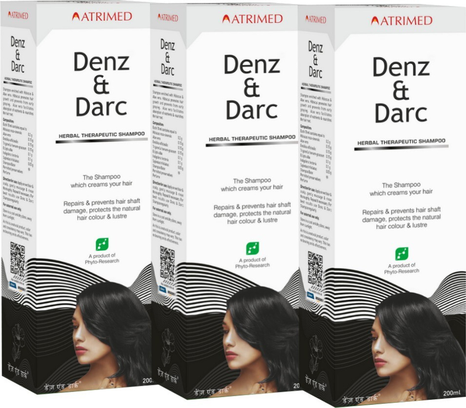 Image of Atrimed Denz & Darc Herbal Therapeutic Shampoo