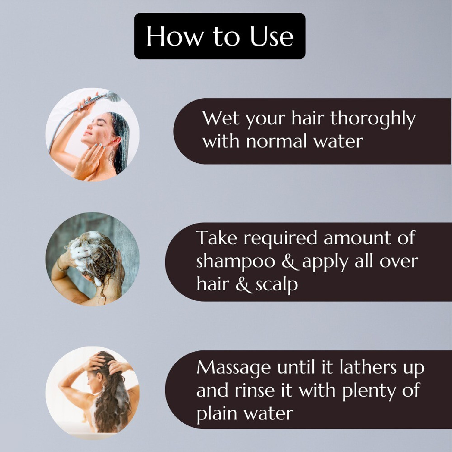 Image of Atrimed Denz & Darc Herbal Therapeutic Shampoo
