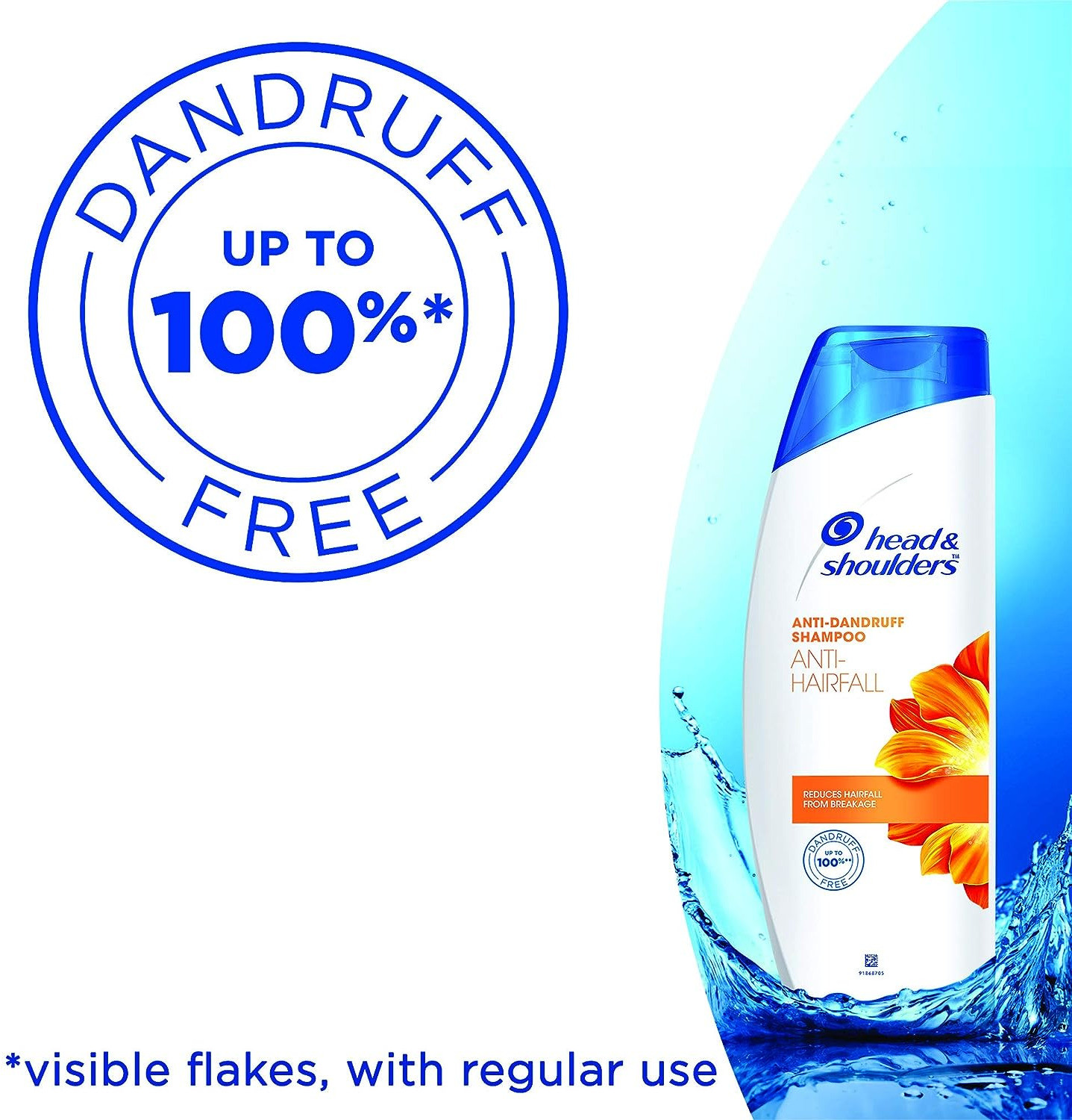 Image of HEAD & SHOULDERS Anti Hairfall Anti Dandruff Shampoo+ conditioner 340ml 2pcs