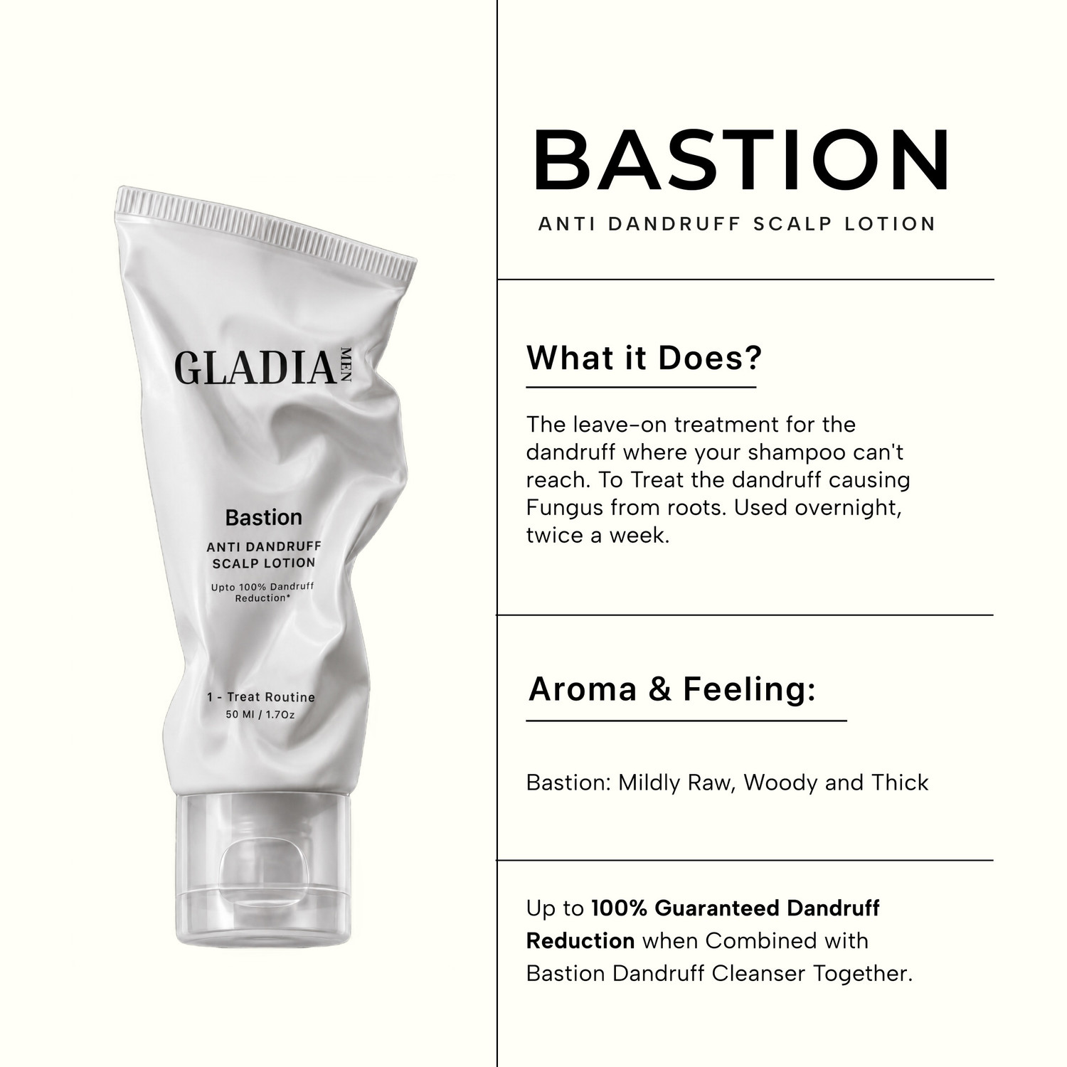 Image of gladia ANTI DANDRUFF COMBO (200 ml)
