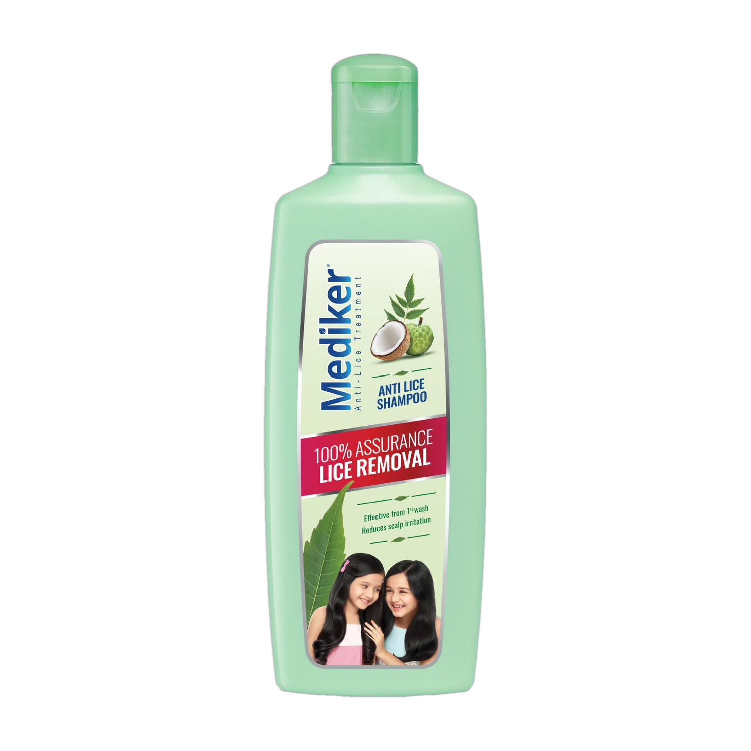 Image of MEDIKER Anti lice Treatment Shampoo + Comb, Effective painless way of Lice removal