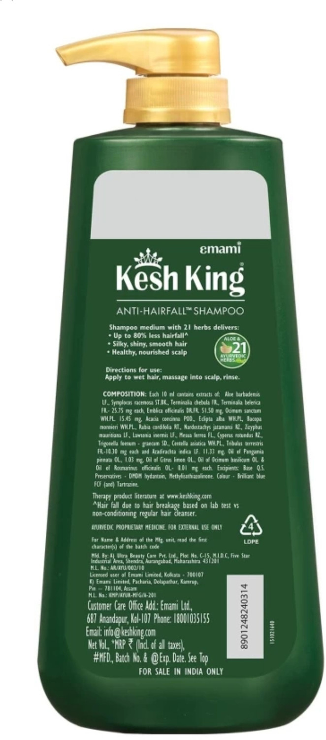 Image of Kesh King Ayurvedic Anti-Dandruff Shampoo