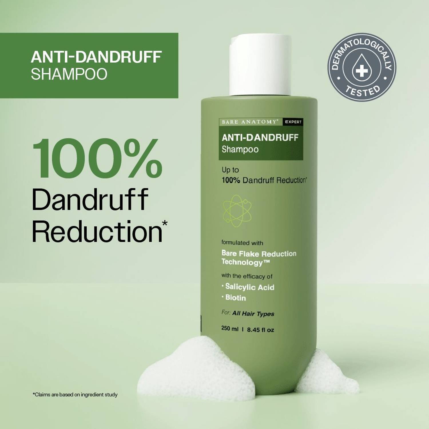 BARE ANATOMY Anti Dandruff Shampoo 250ml