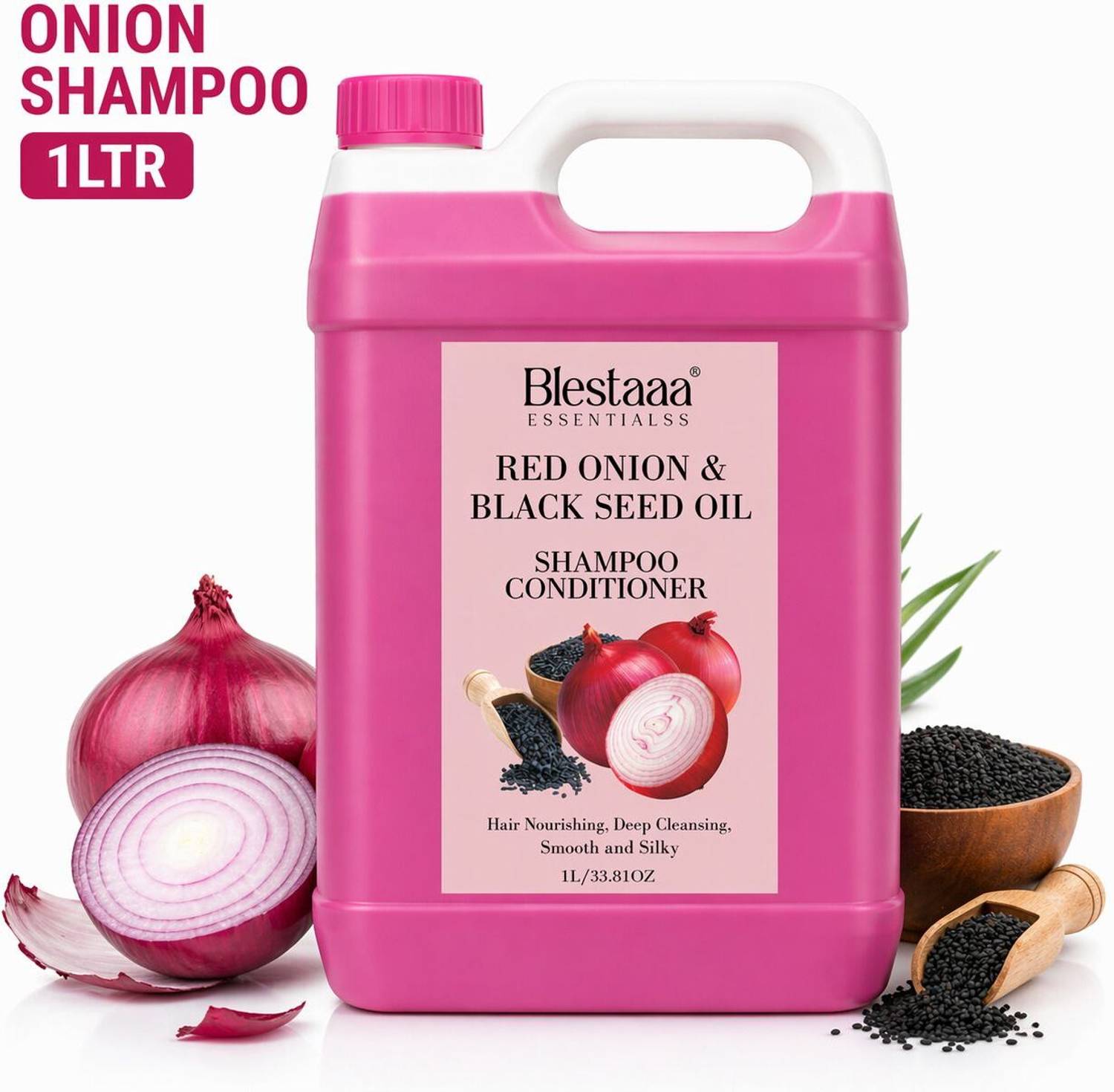 blestaaa essentialss ONION Anti danduruff shampoo Anti Hair Fall Controal Onion Shampoo for women