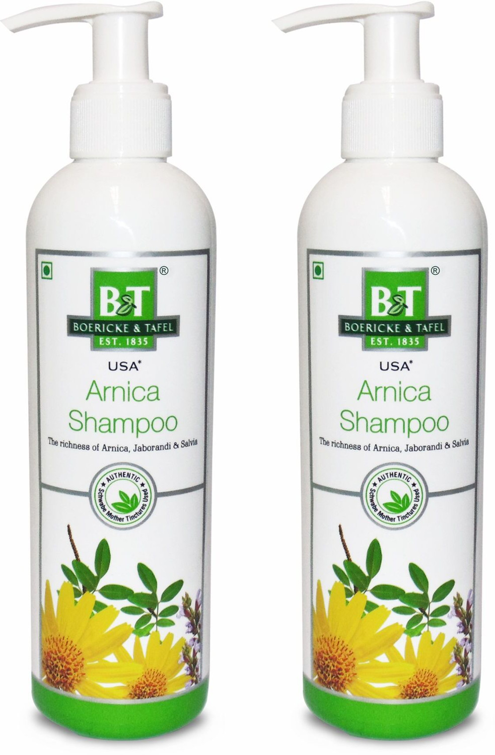 Image of Boericke & Tafel Arnica Shampoo - For long & shining hair and hairfall-(Pack of 2)