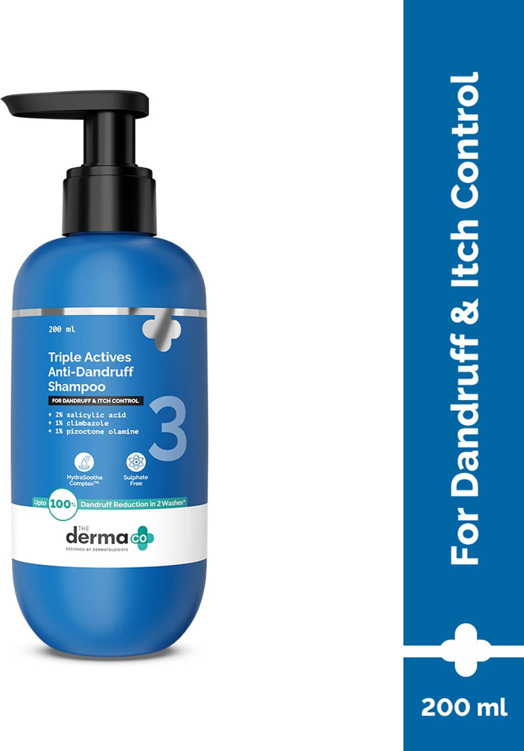 The Derma Co Triple Actives Anti-Dandruff Shampoo