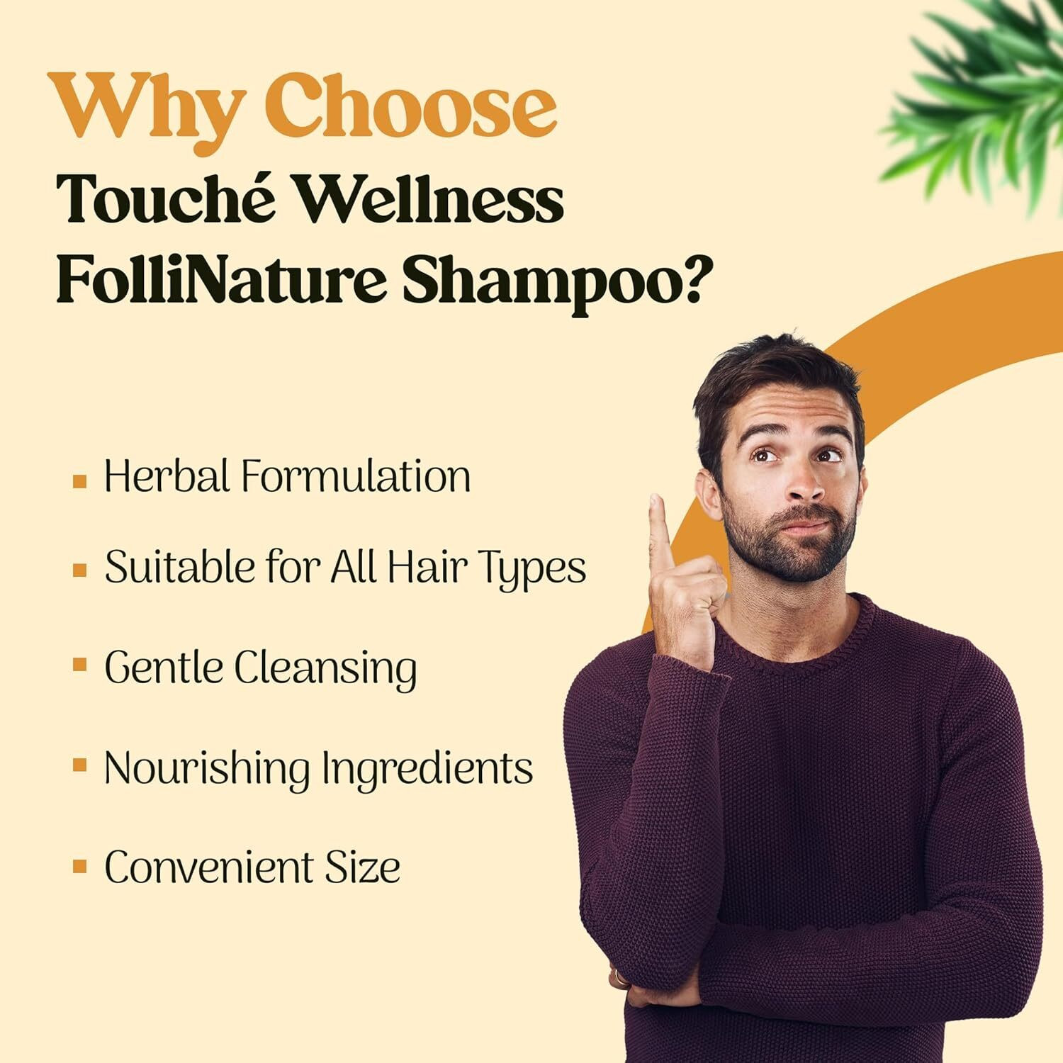 Image of Follinature Plant Based Daily Use Shampoo | Gentle & Mild Cleansing |