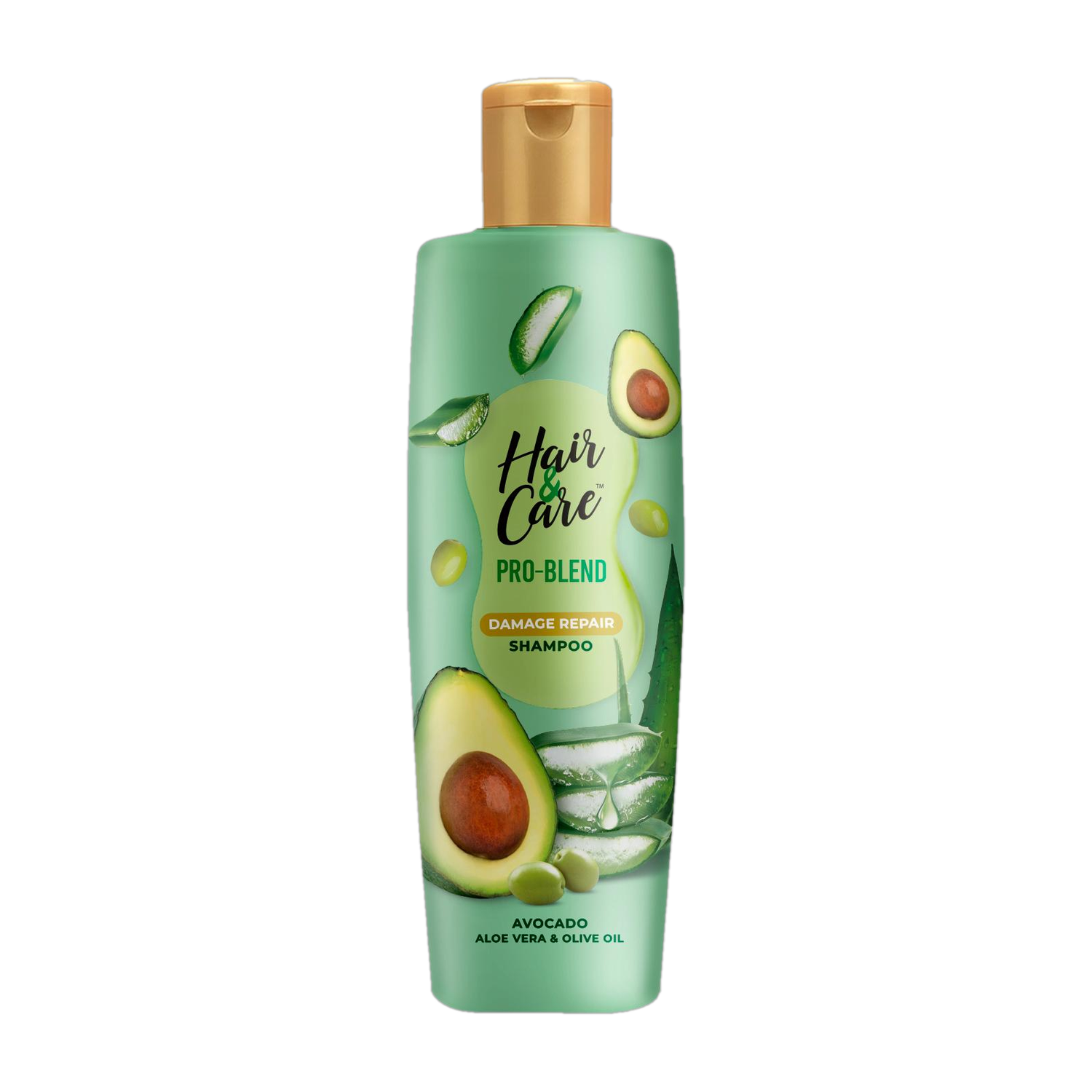 Image of Hair and Care Pro Blend Damage Repair Shampoo|Avacado, Aloe Vera & Olive Oil|For Damaged hair