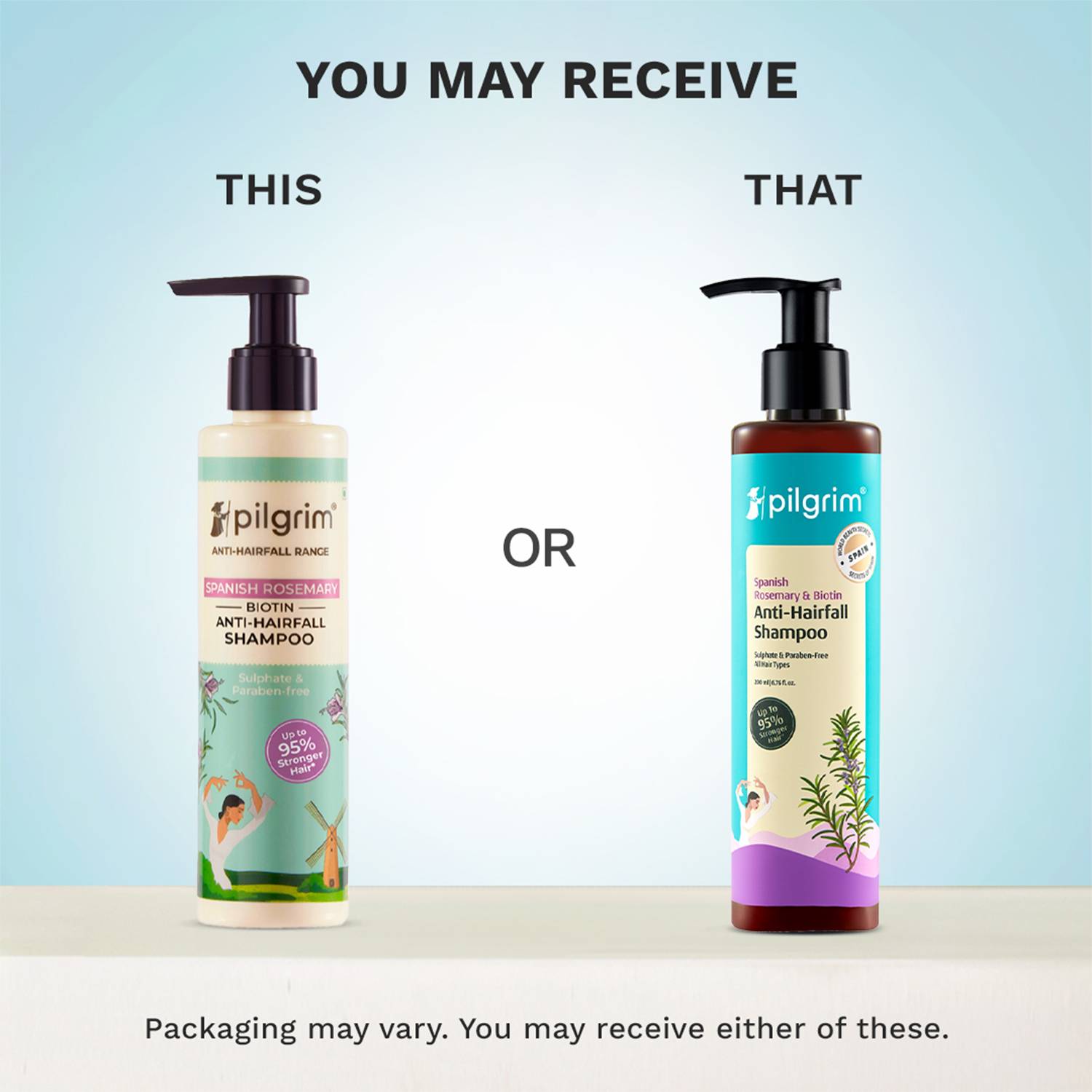 Pilgrim Rosemary & Biotin Anti-Hairfall Shampoo 200ml - Image 2
