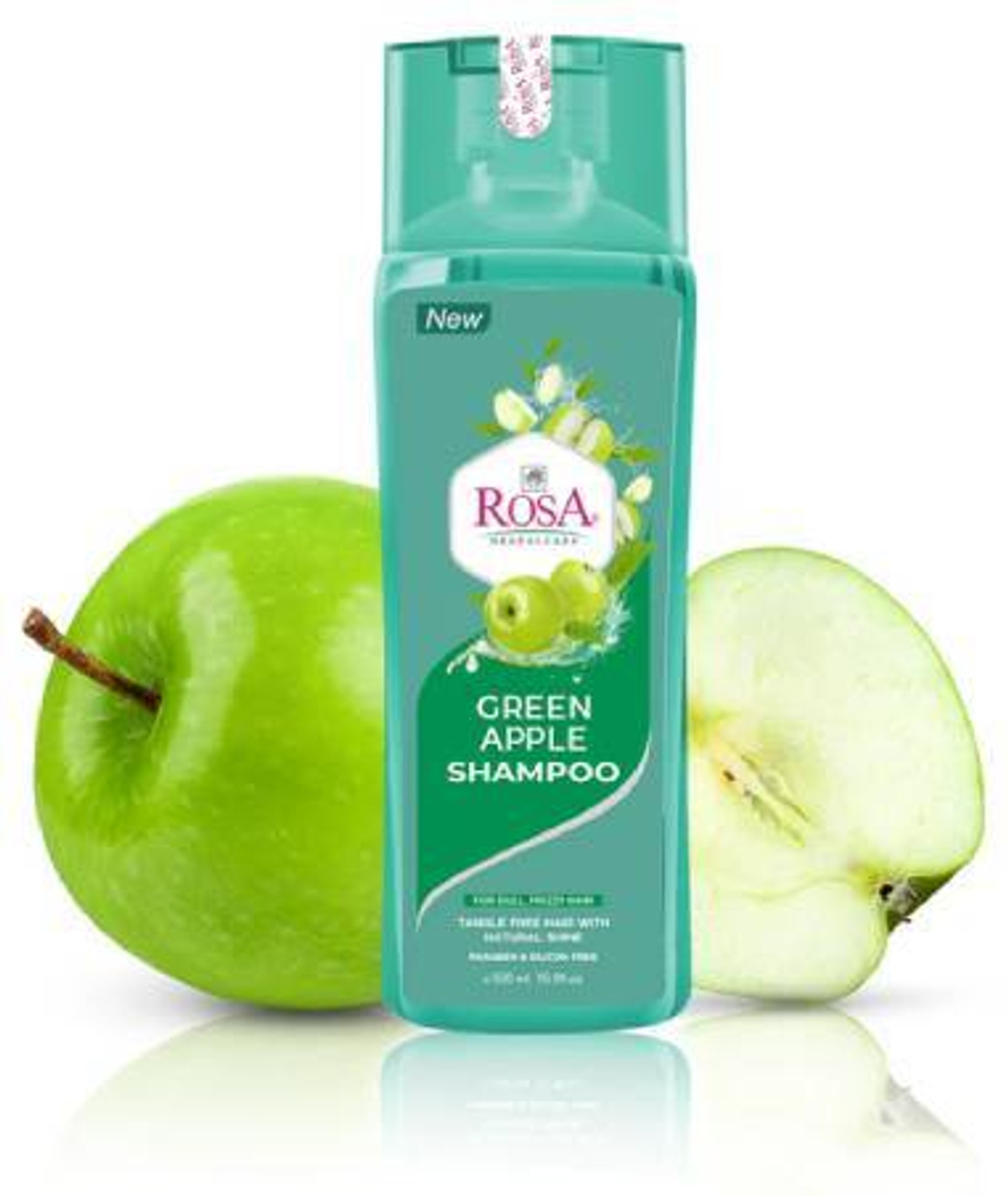 Image of ROSA Green Apple shampoo l Control dandruff & Retaining Natural Oils I
