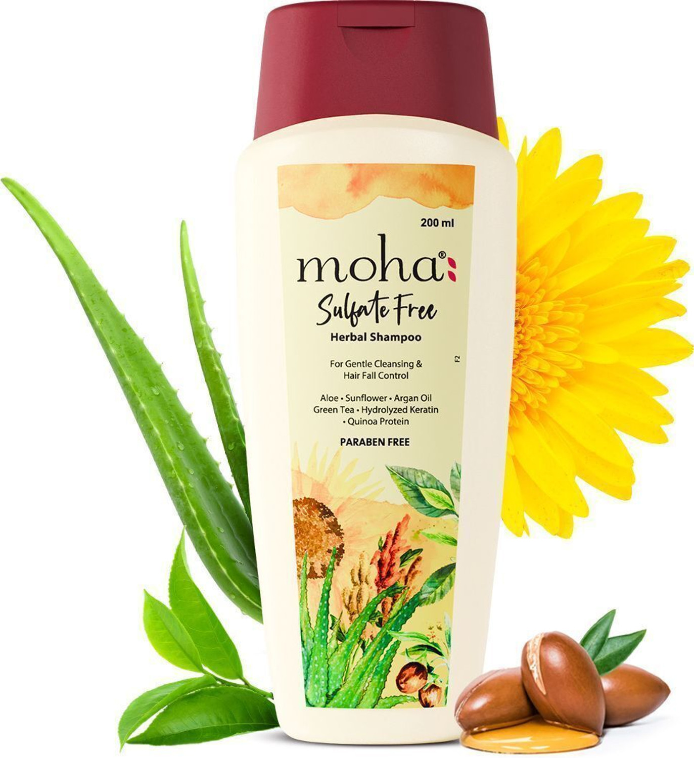 Image of MOHA Sulfate-Free Herbal Shampoo