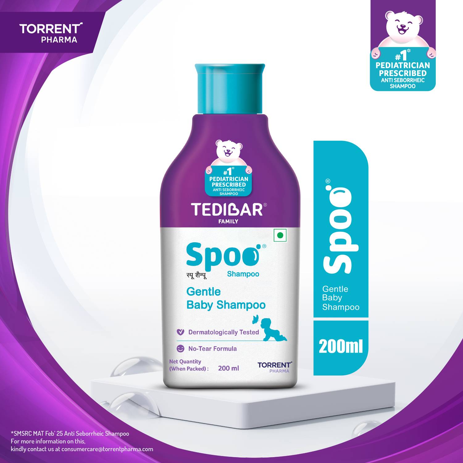Spoo No Tear Formula Gentle Baby Shampoo - Image 2