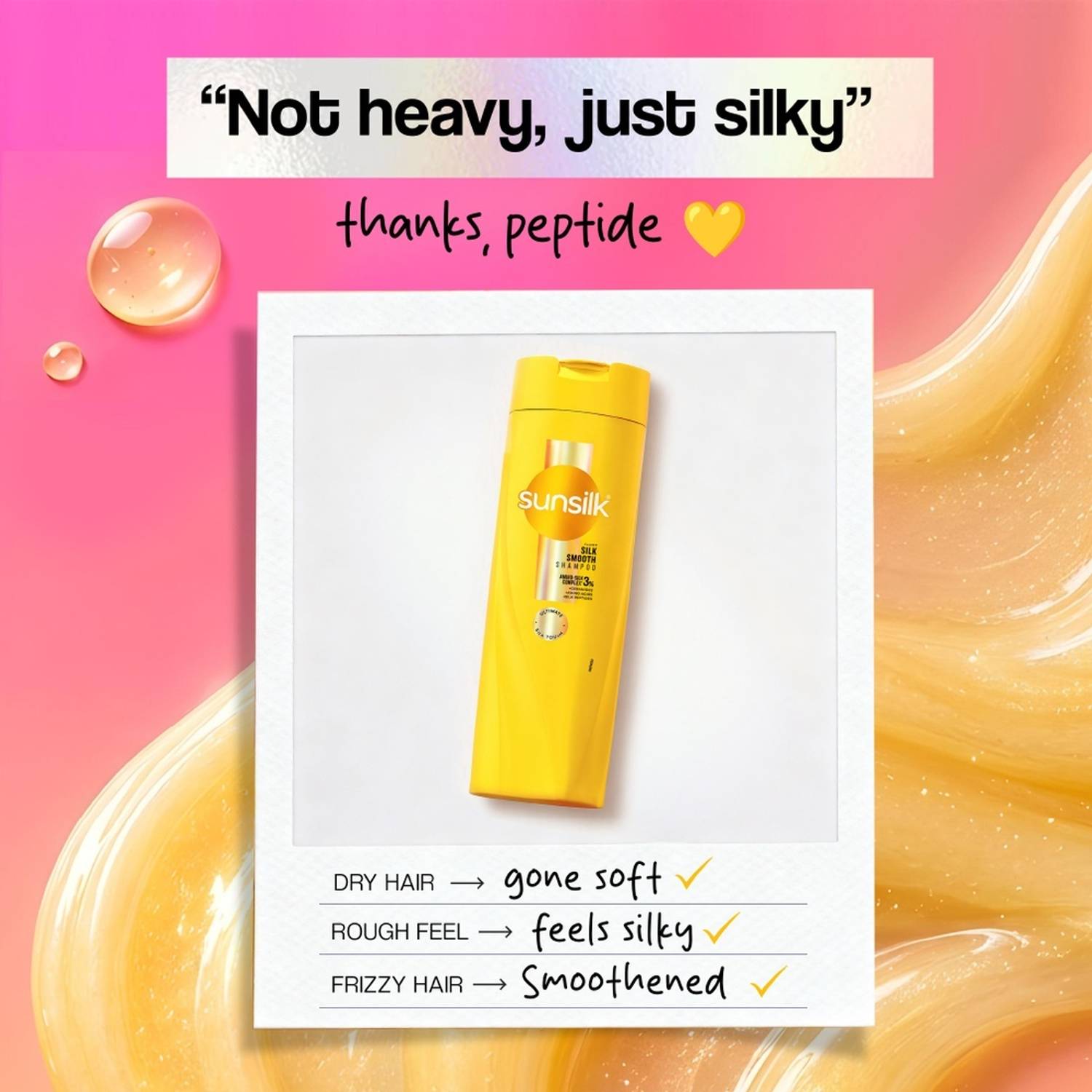 SUNSILK Flowy Silk Smooth Shampoo 350 ml - Image 5