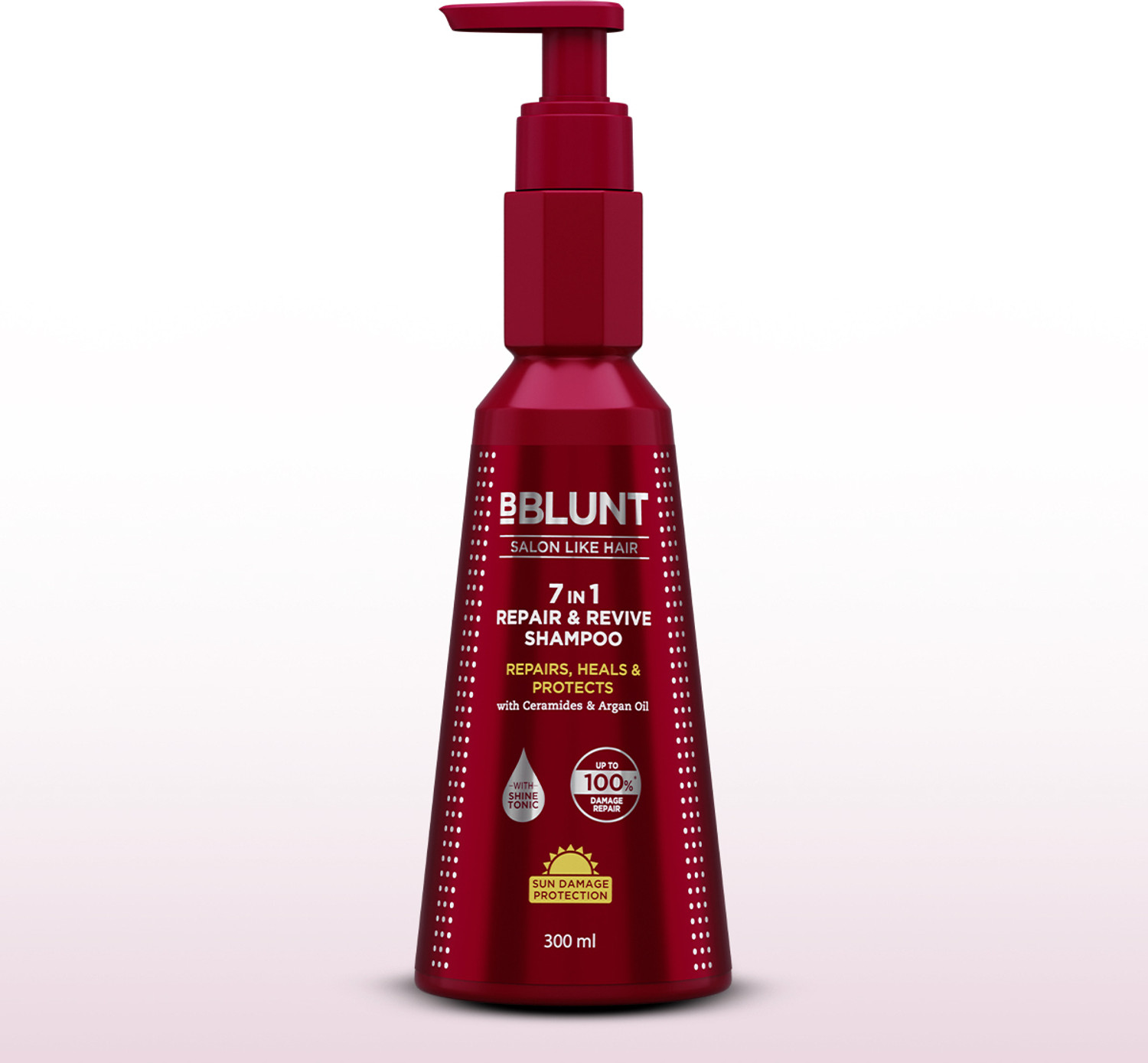 Image of BBlunt 7in1 Repair & Revive Shampoo for Upto 100% Damage Repair | Ceramides & Argan Oil