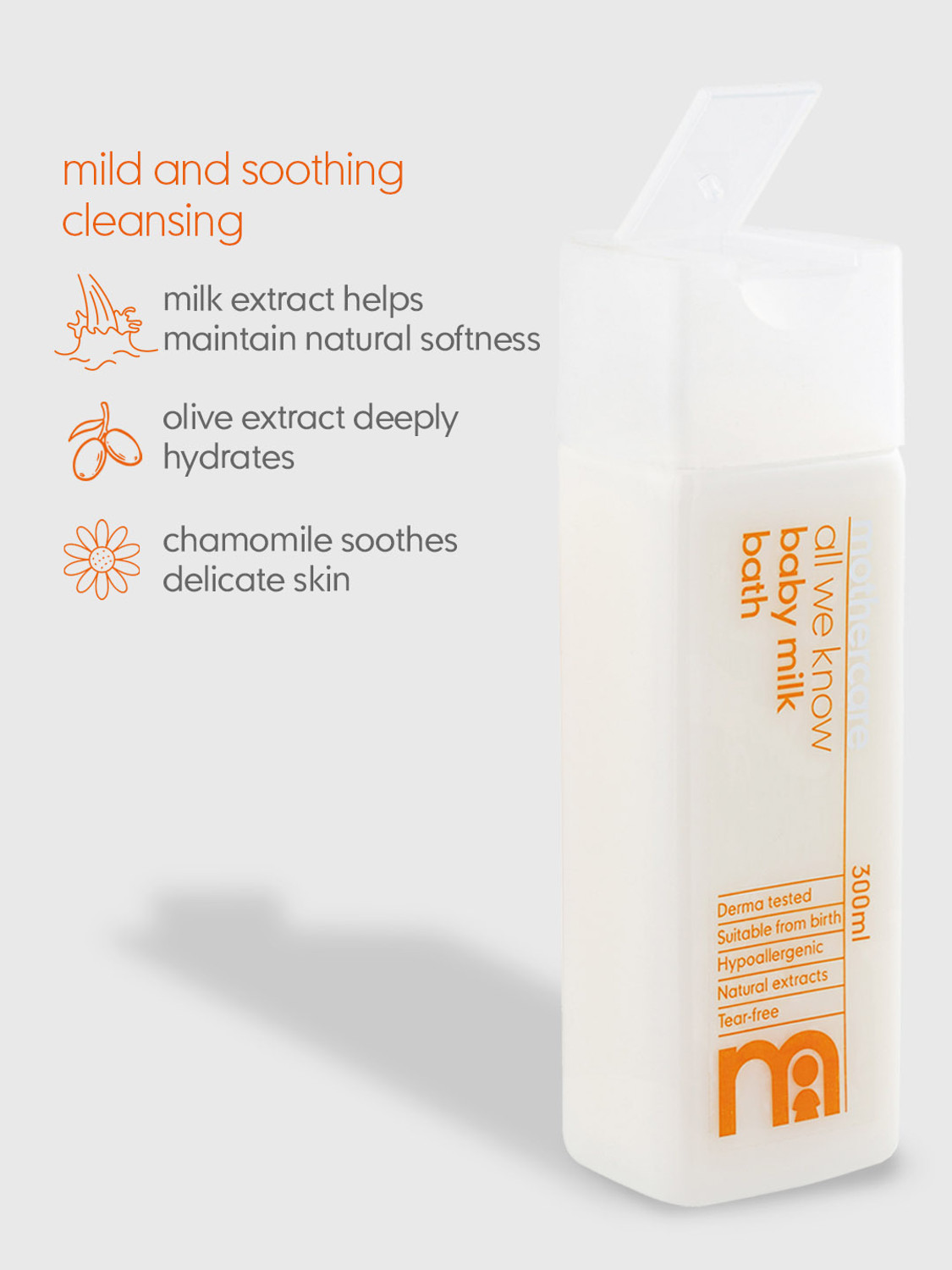 Image of Mothercare All We Know Baby Bath Milk - K3604 (300 ml)