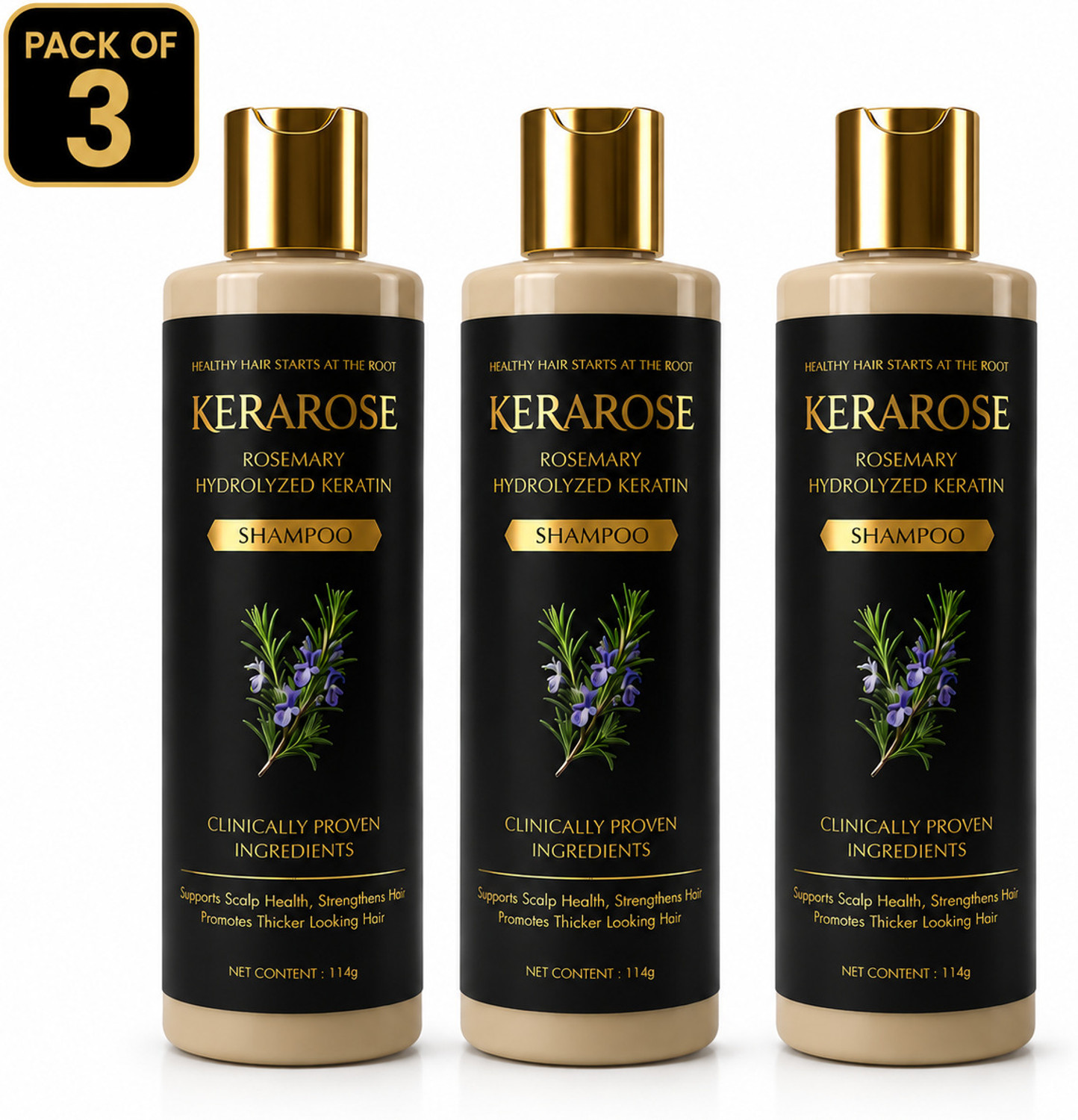 Image of KERAROSE hair growth shampoo | Signature Rosemary Edition - Comfort