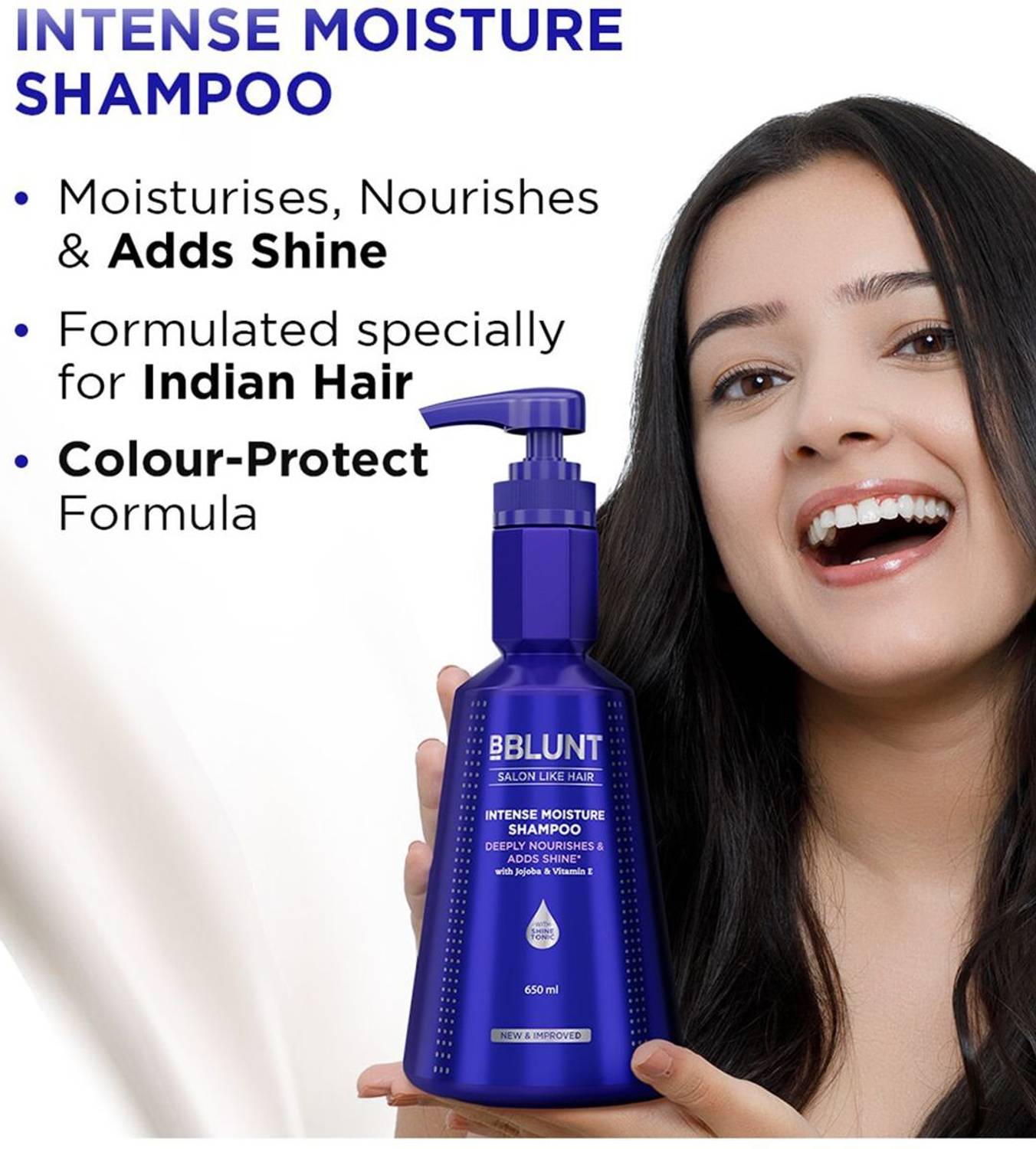 BBlunt Intense Moisture Shampoo 300ml - Image 3