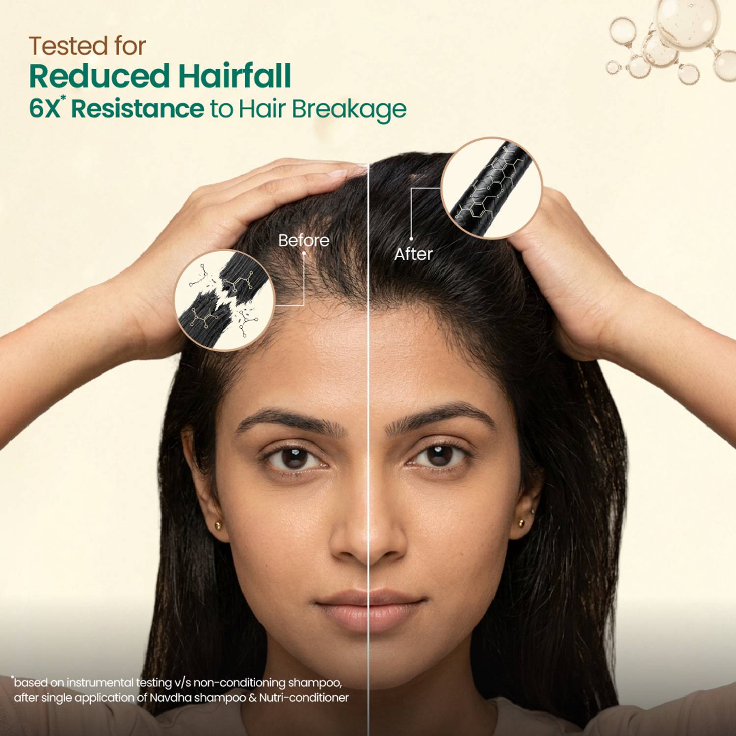Nat Habit Navdha Anti-Hair Fall Rosemary Shampoo - Image 3
