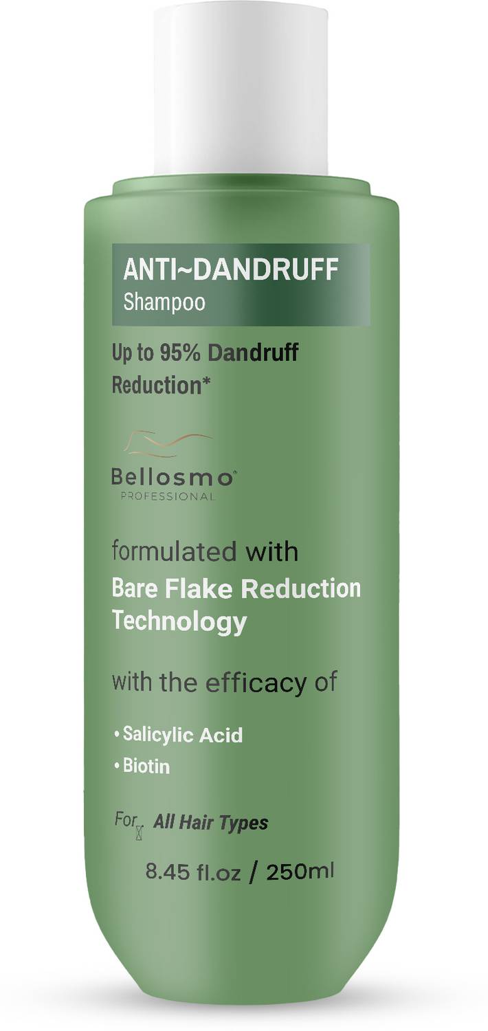bellosmo PROFESSIONAL ANTI DANDRUFF SHAMPOO -REDUCES UPTO 100% DANDRUFF AND STRENGTHENS HAIR 250 ML