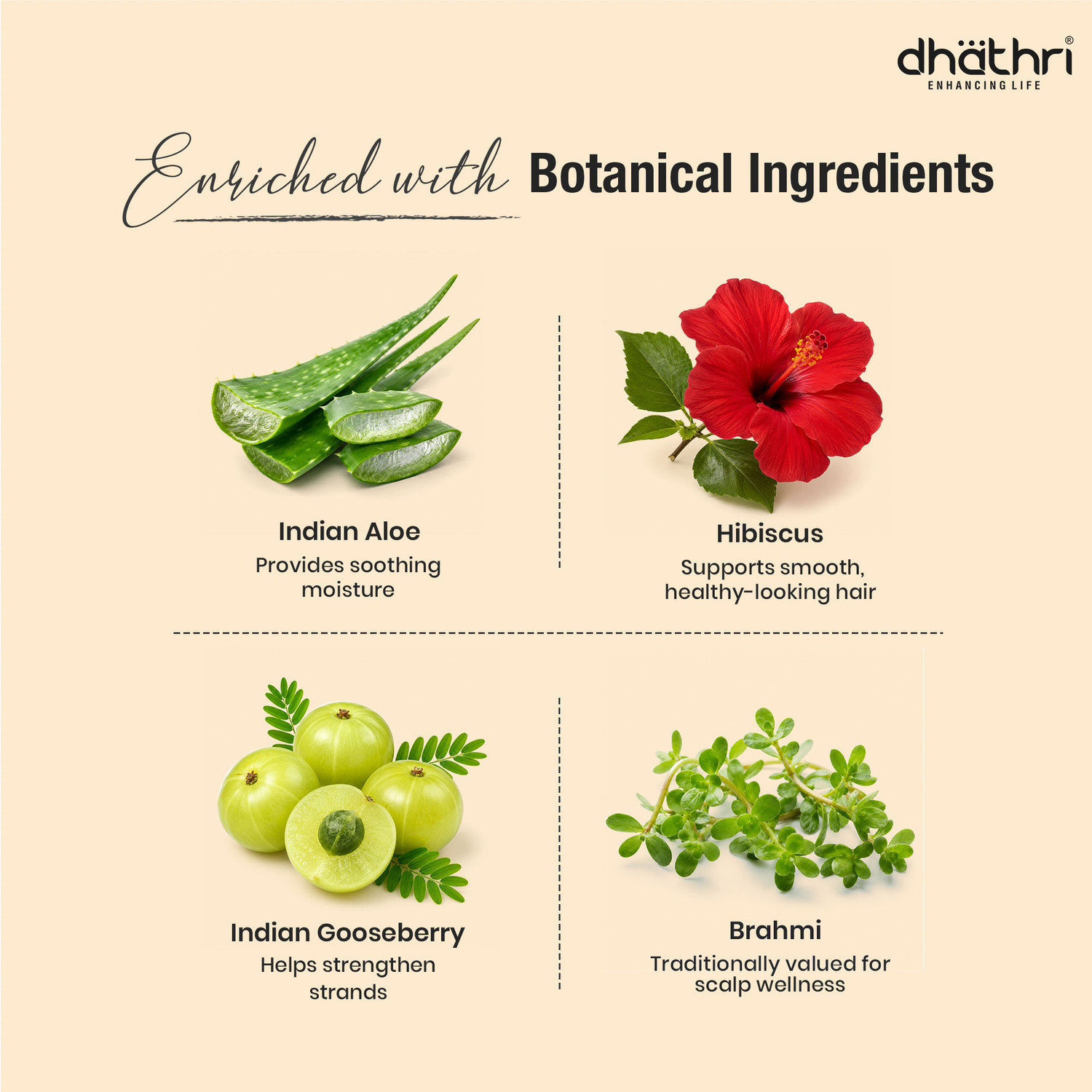 Image of Dhathri Chemparathi Thaali | Hibiscus Shampoo for Deep Conditioning