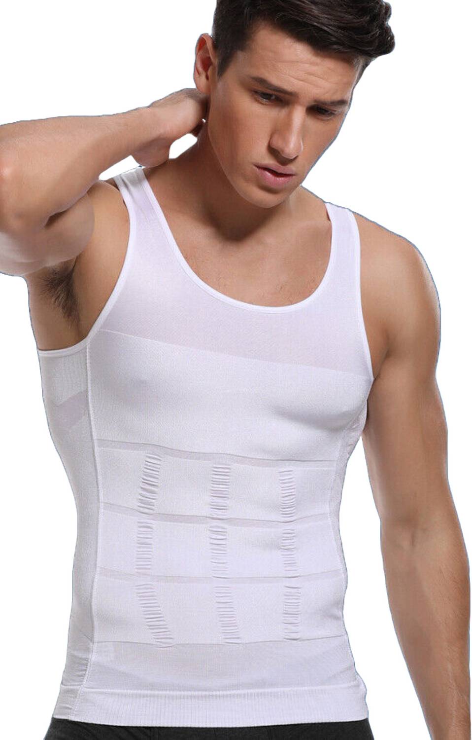 AloneFit Slim N Lift Body Shaper for Men Tummy Tucker Undershirt Men's Vest Shapewear Men Shapewear