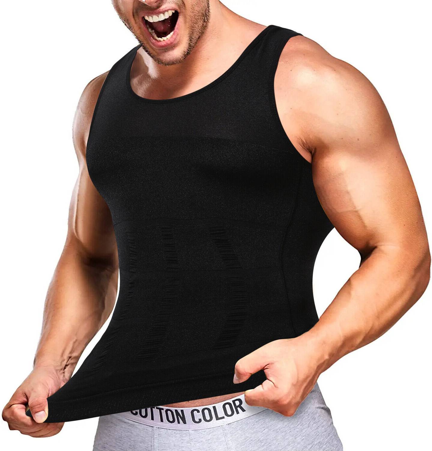 AloneFit Slim N Lift Abs Abdomen Body Shaper Tummy Tucker Vest for Men Shapewear Men Shapewear