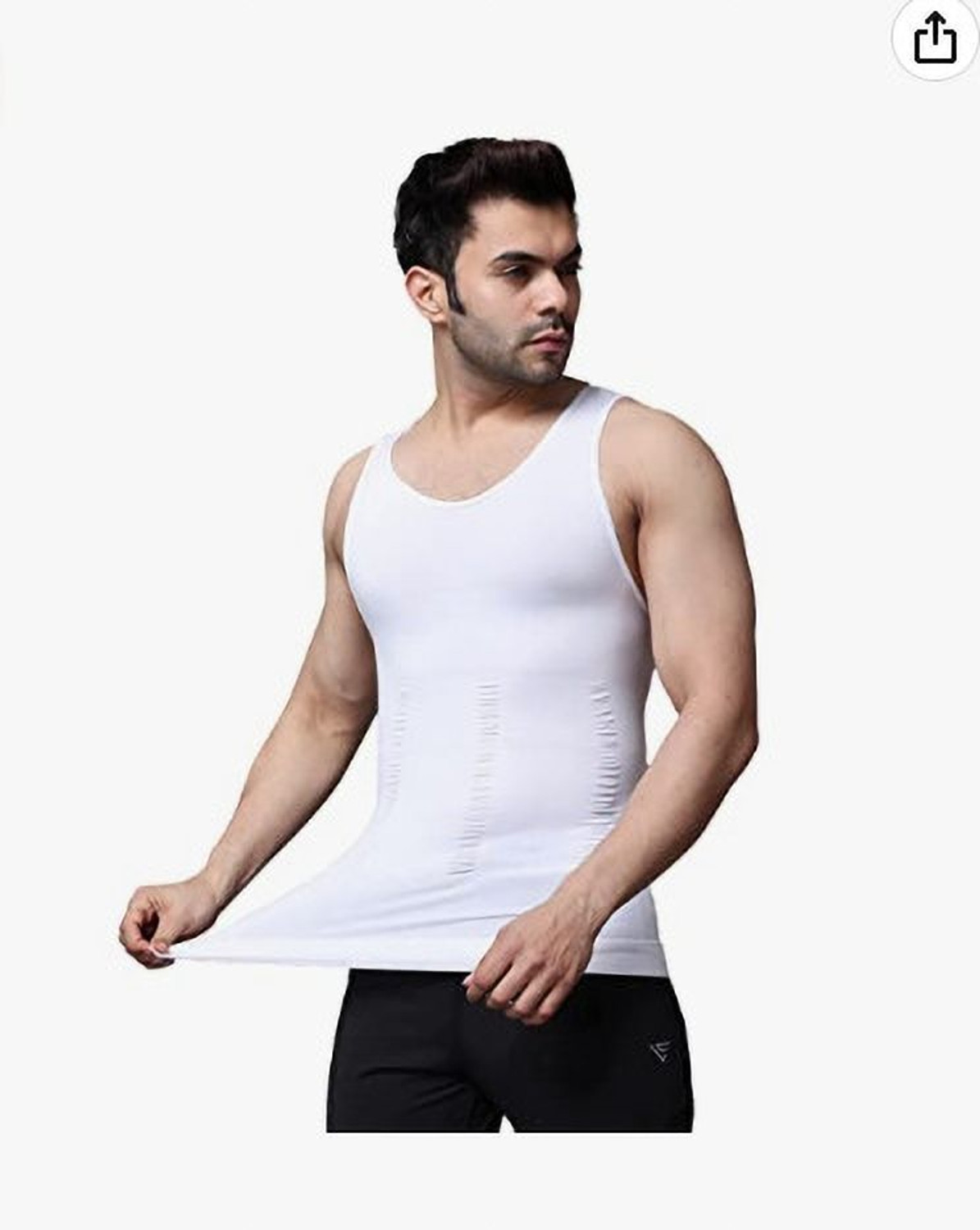 Image of FIT BEE Slim N Lift Slimming Tummy Tucker Body Shaper Undershirt Vest for Men Men Shapewear