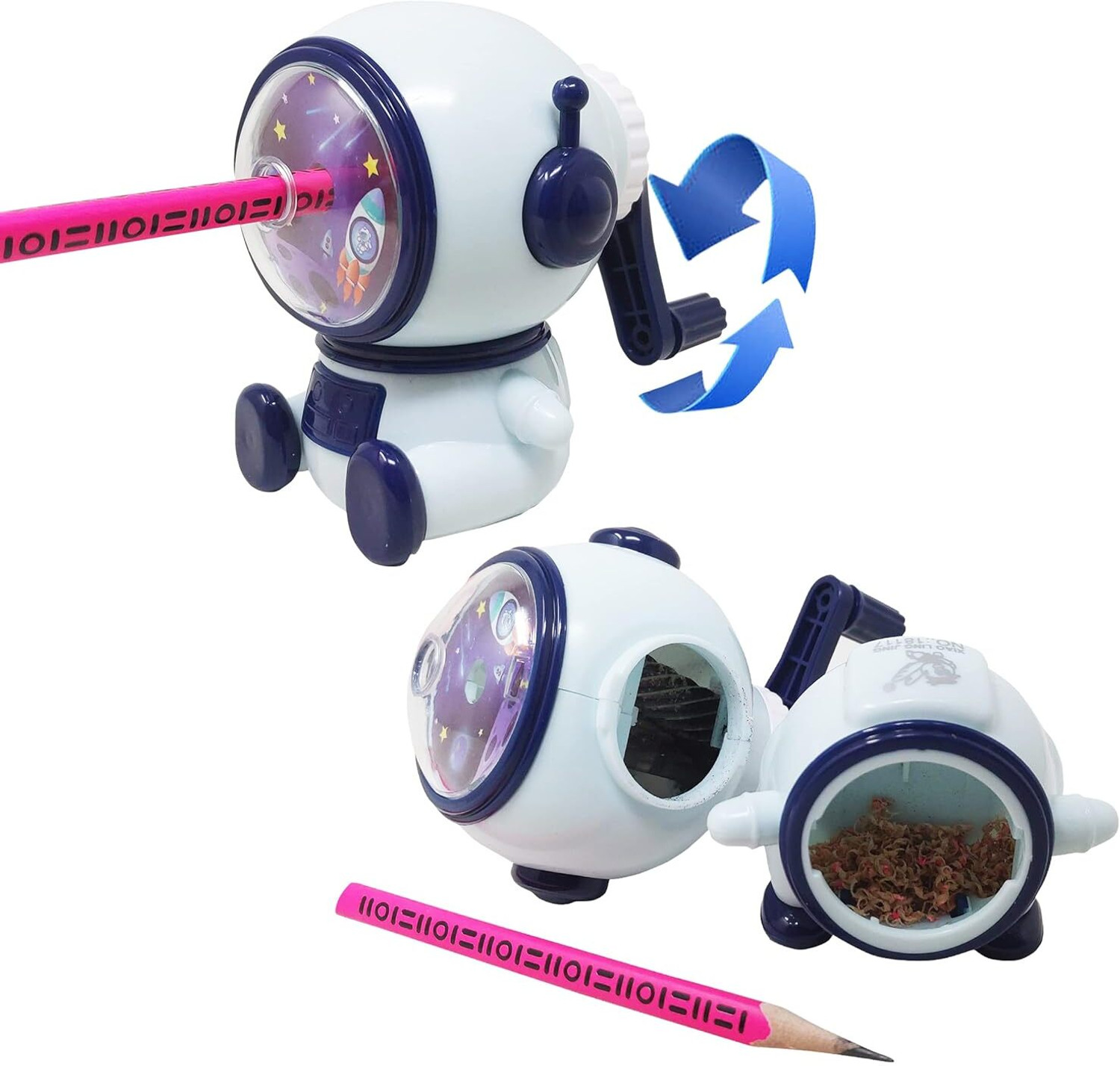 Image of Pencilwala Sharpner Space Theme Boys Girls Pencil Sharpener(Set of 1, Multicolor) ROTTER Sharpeners