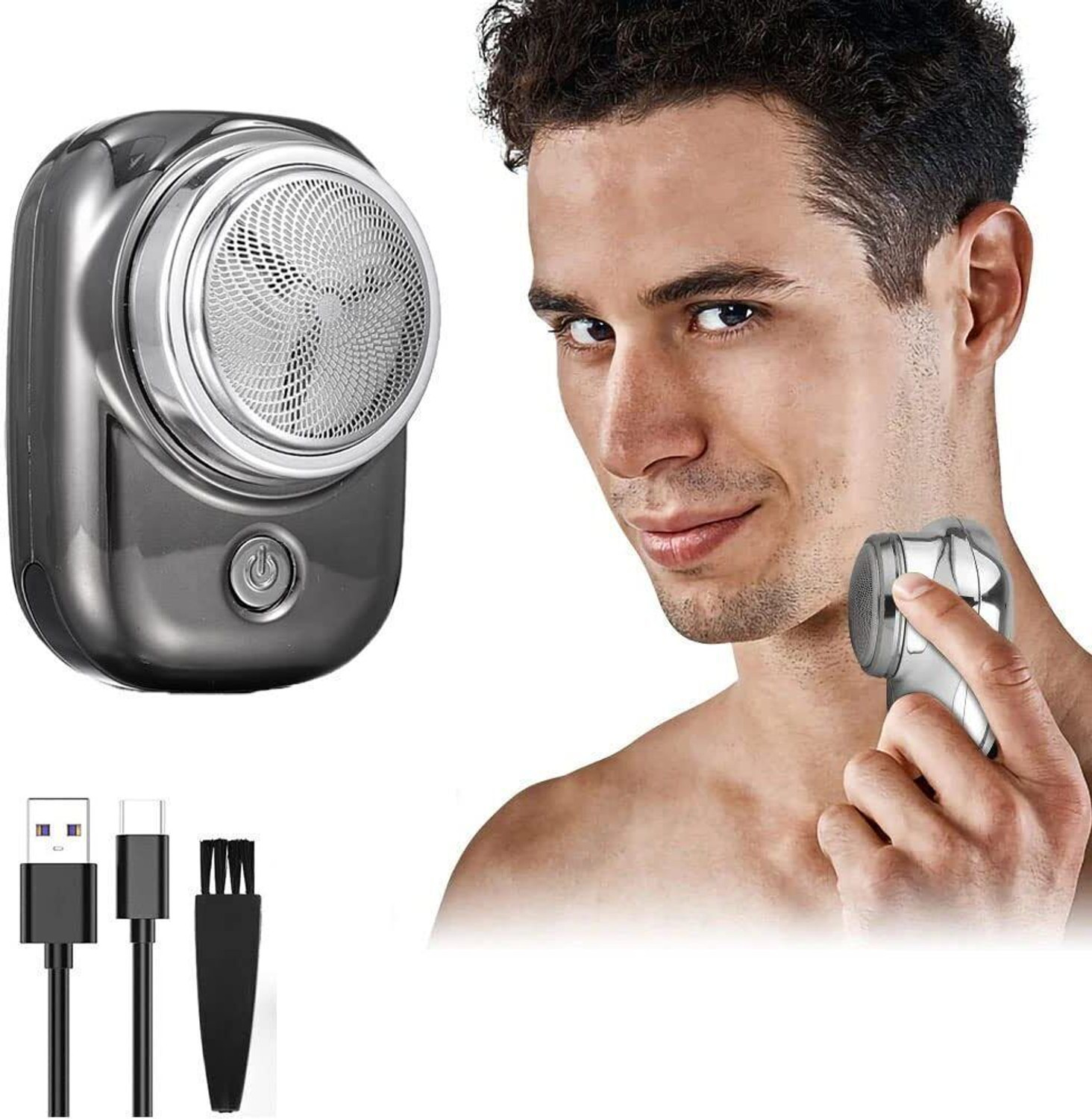 Image of Hairlusy MINI POCKET FASHION SHAVER Shaver For Men (Black)
