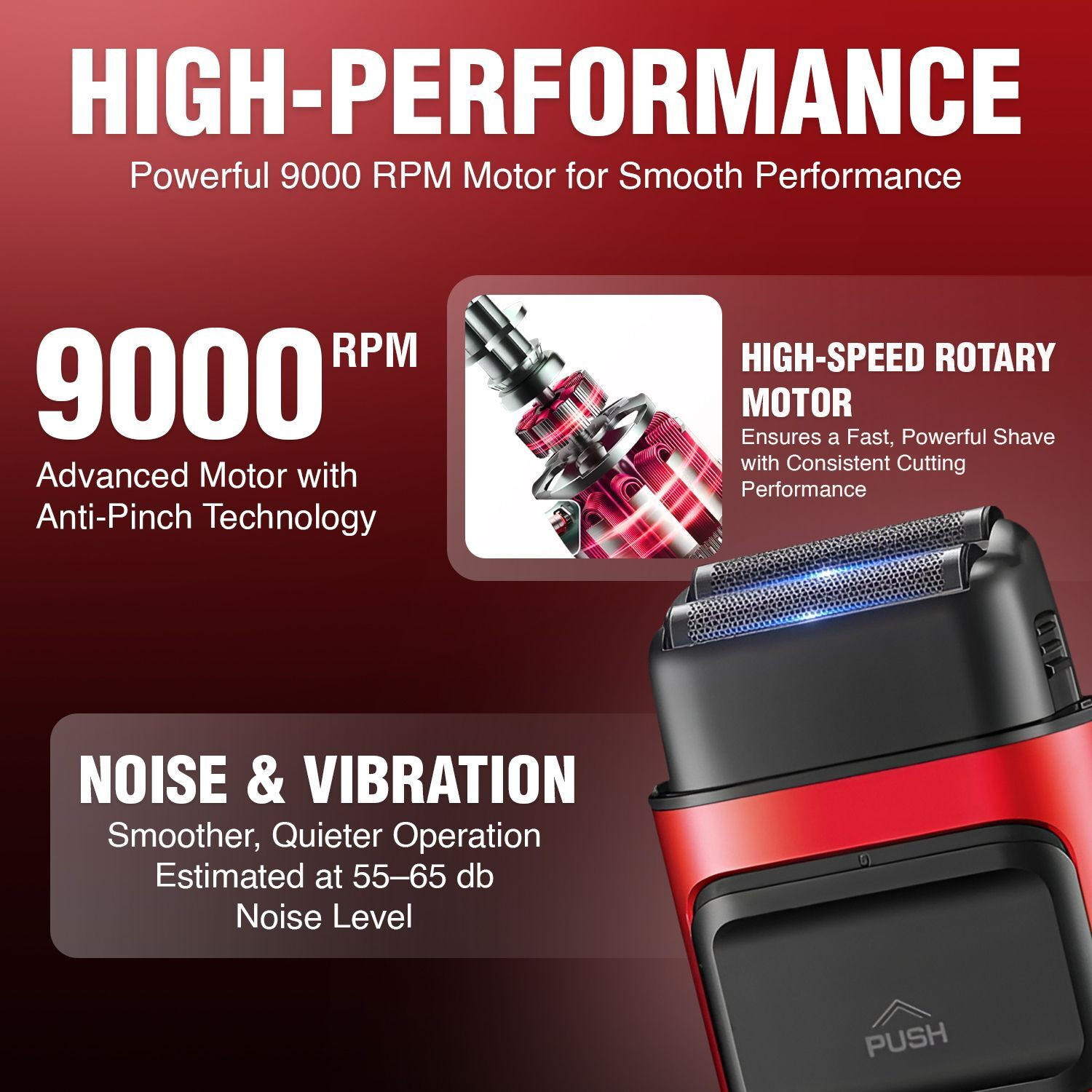 Image of VGR V-307 Professional Foil Shaver For Men