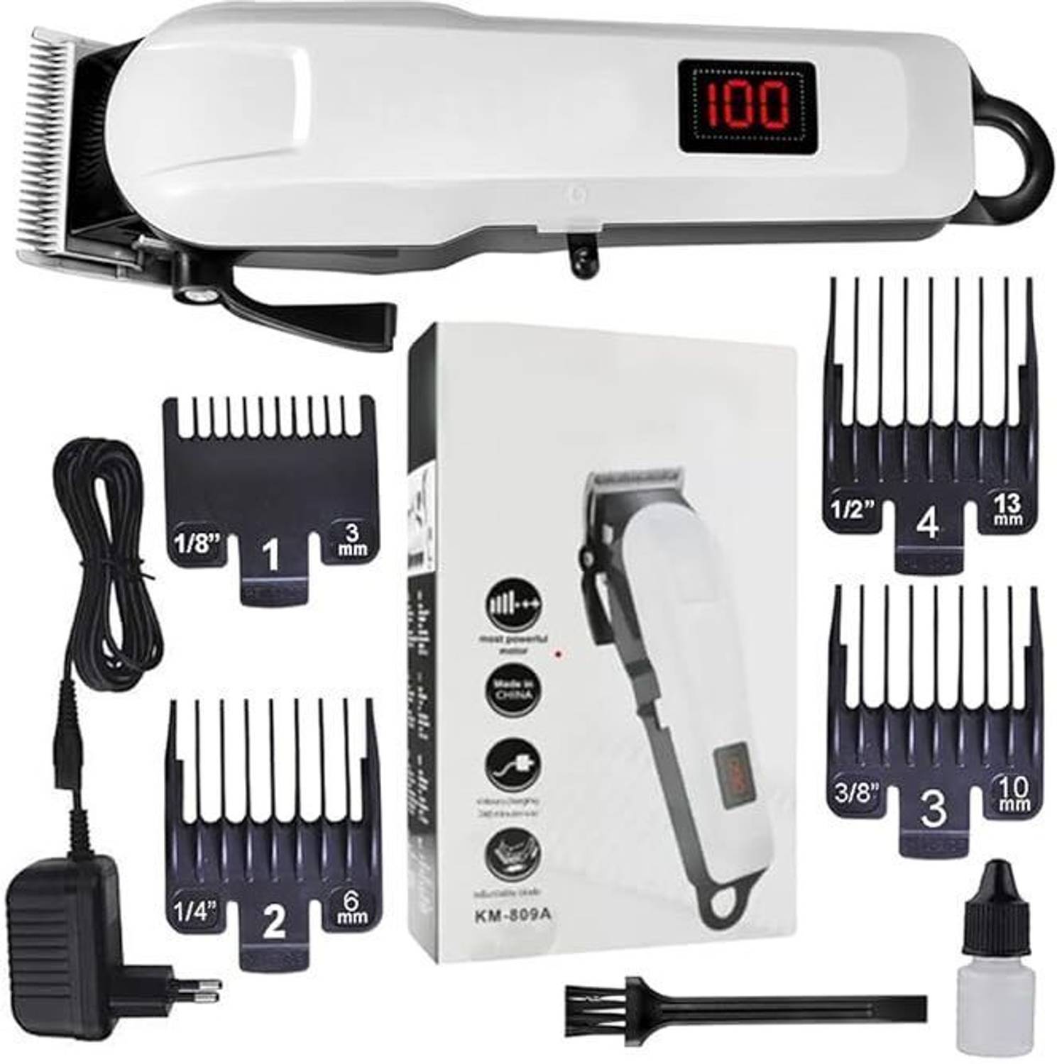 HouseOfCommon Hair Trimmer for Men Hair Cutting Rechargeable Beard Trimmer for Man Fully Waterproof Trimmer 300 min  Runtime 4 Length Settings