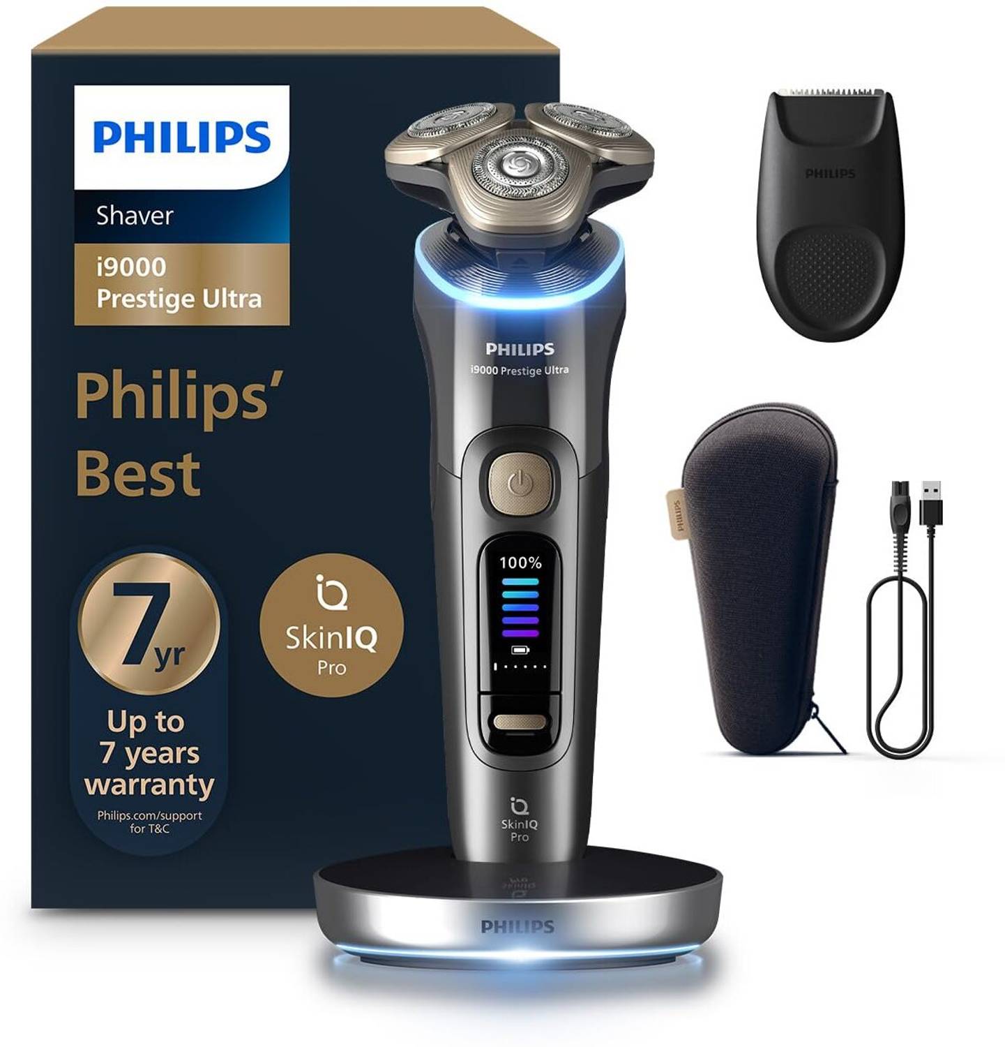 PHILIPS World's No.1 Electric Shaver I SkinIQ Pro Tech 5 Shavin