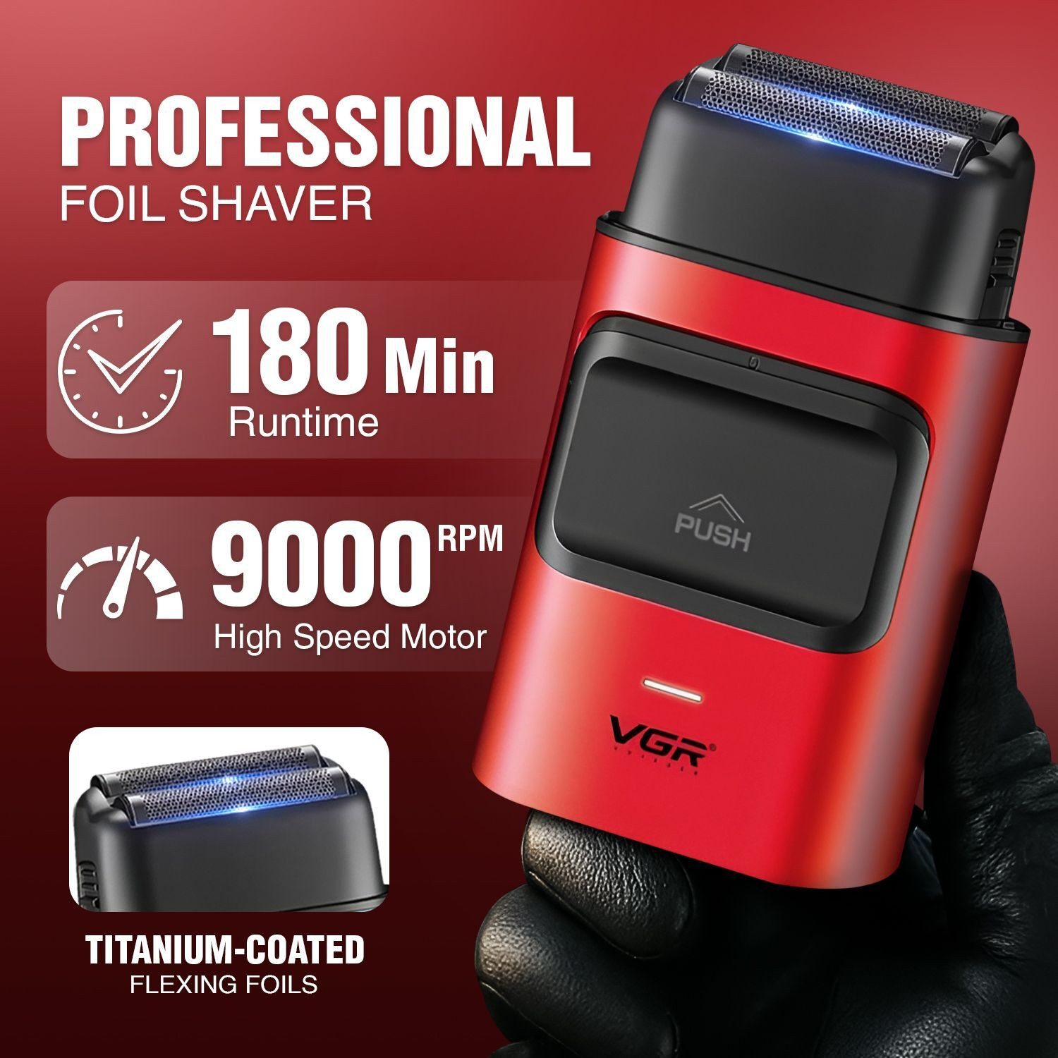 Image of VGR V-307 Professional Foil Shaver For Men