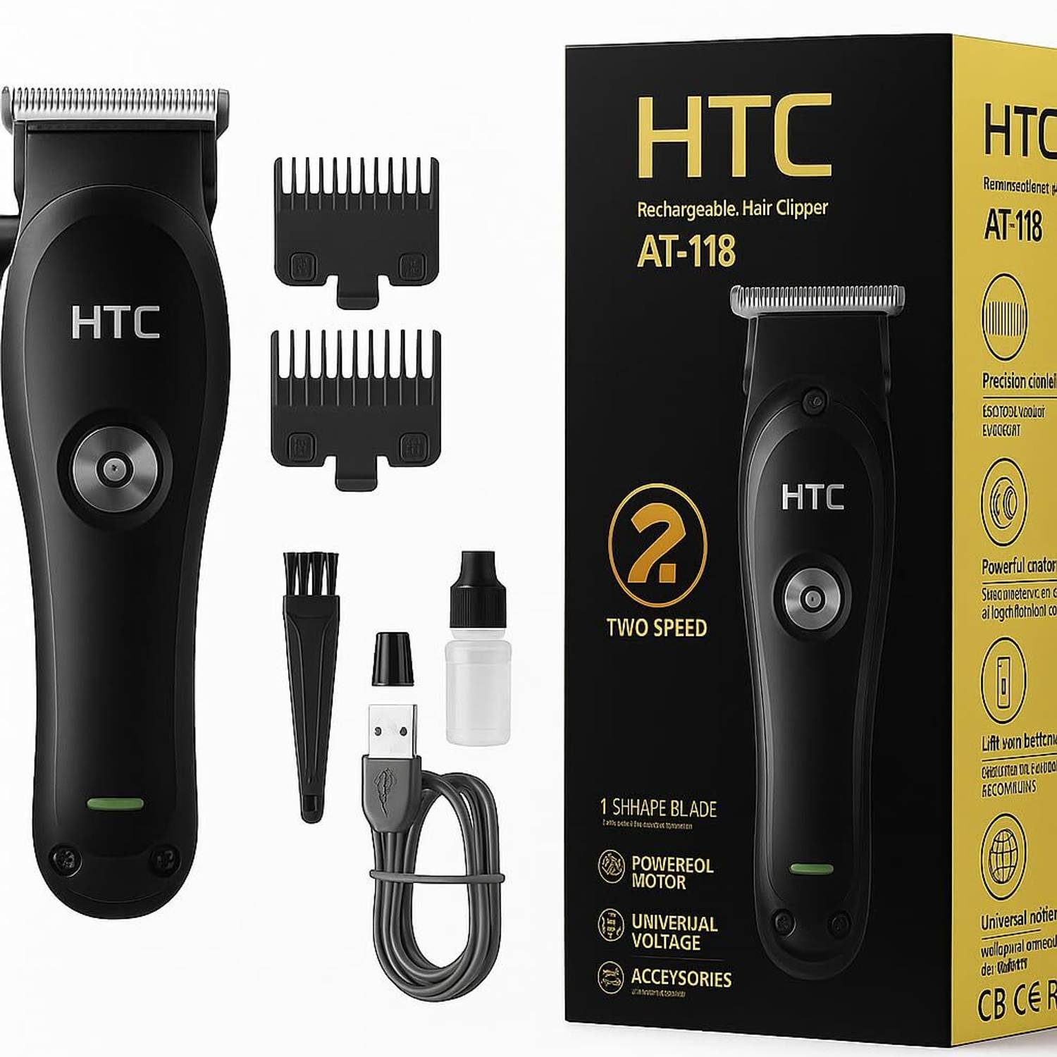 Crabs AT-118 Professionals Design Shaver And Haircut Body Groomer