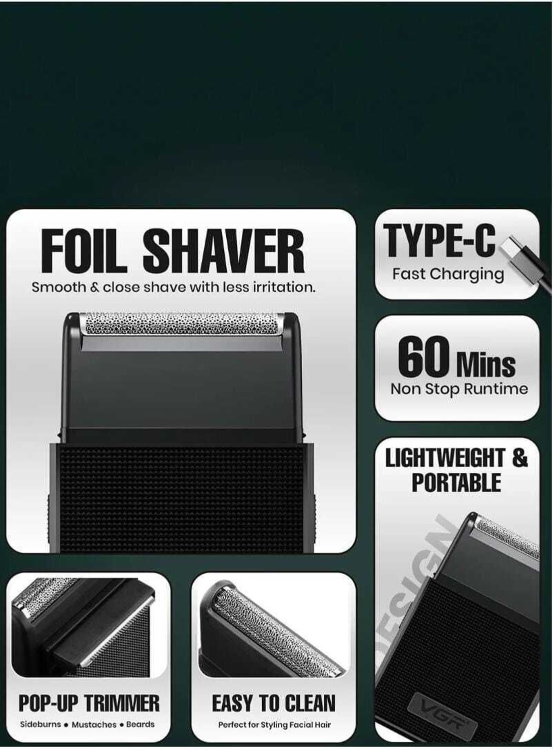 Image of VGR V-376. Shaver For Men