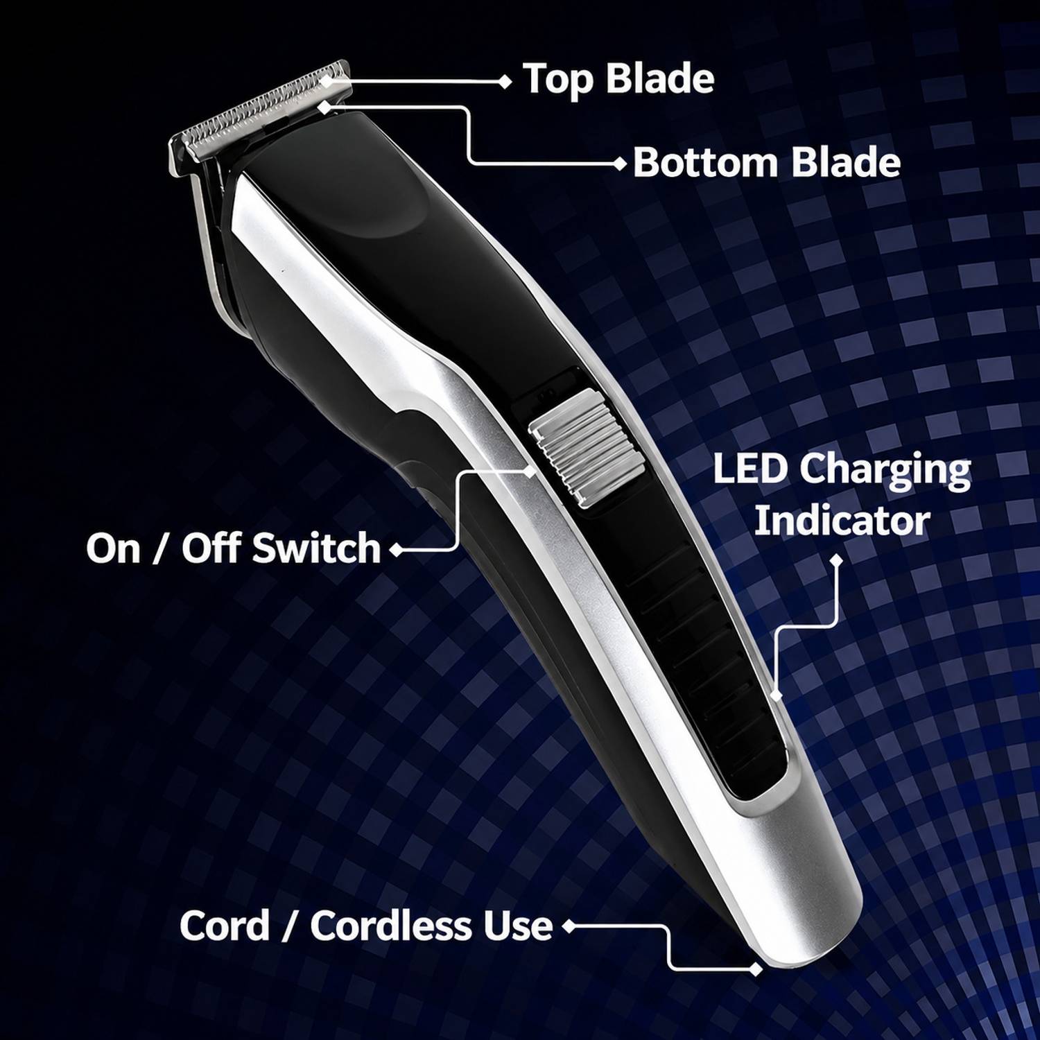 Zeno volt Cordless Beard Trimmer - Image 2