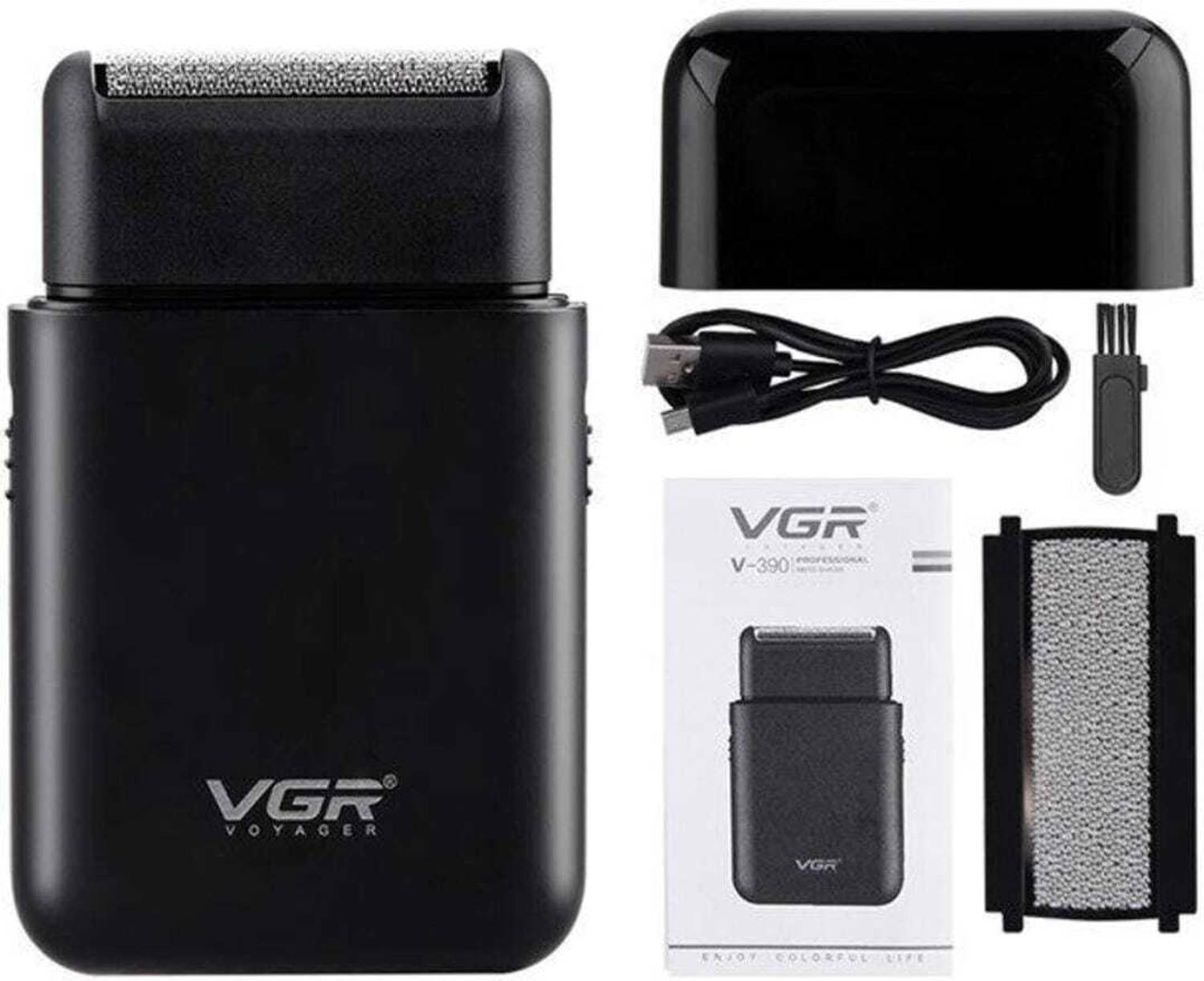 VGR V-390B Shaver For Men (Black)