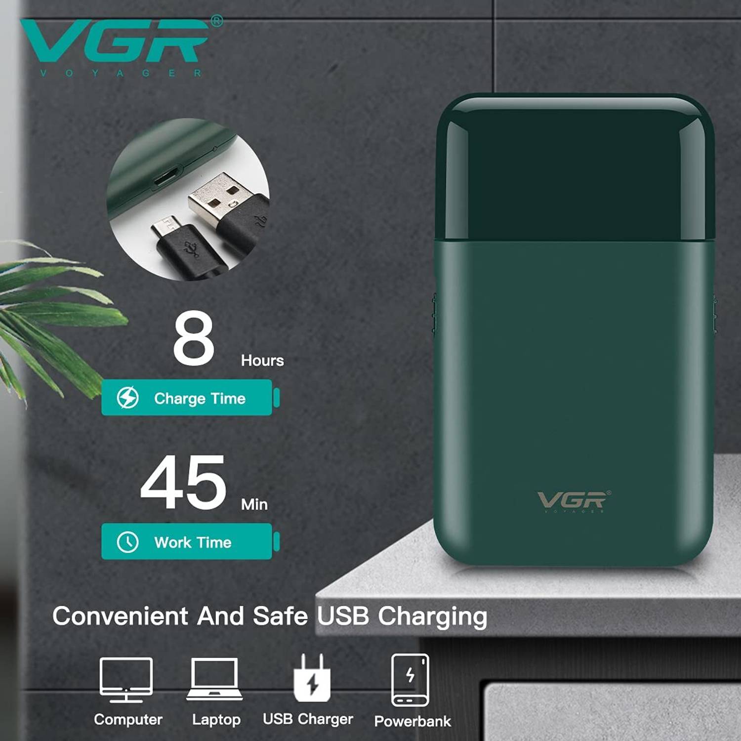 VGR V-390G Shaver For Men - Image 3
