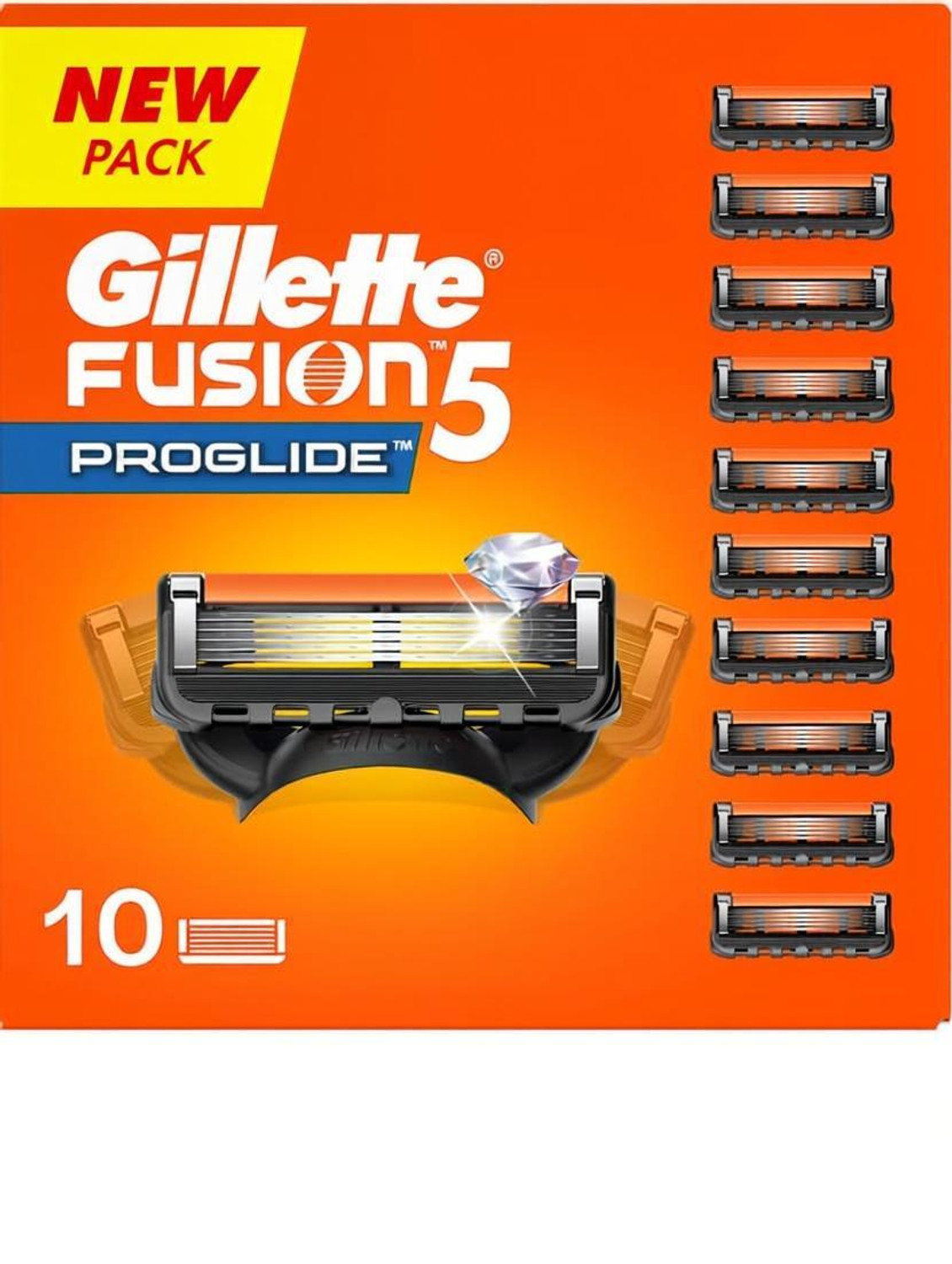 Image of Gillette Fusion Proglide Blades men (Pack of 10)