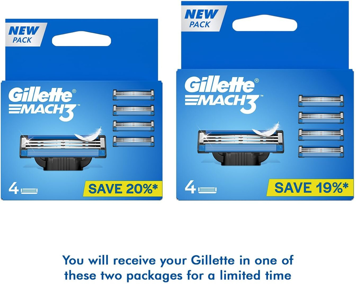 Image of Gillette MACH 3 CARTRIDGE