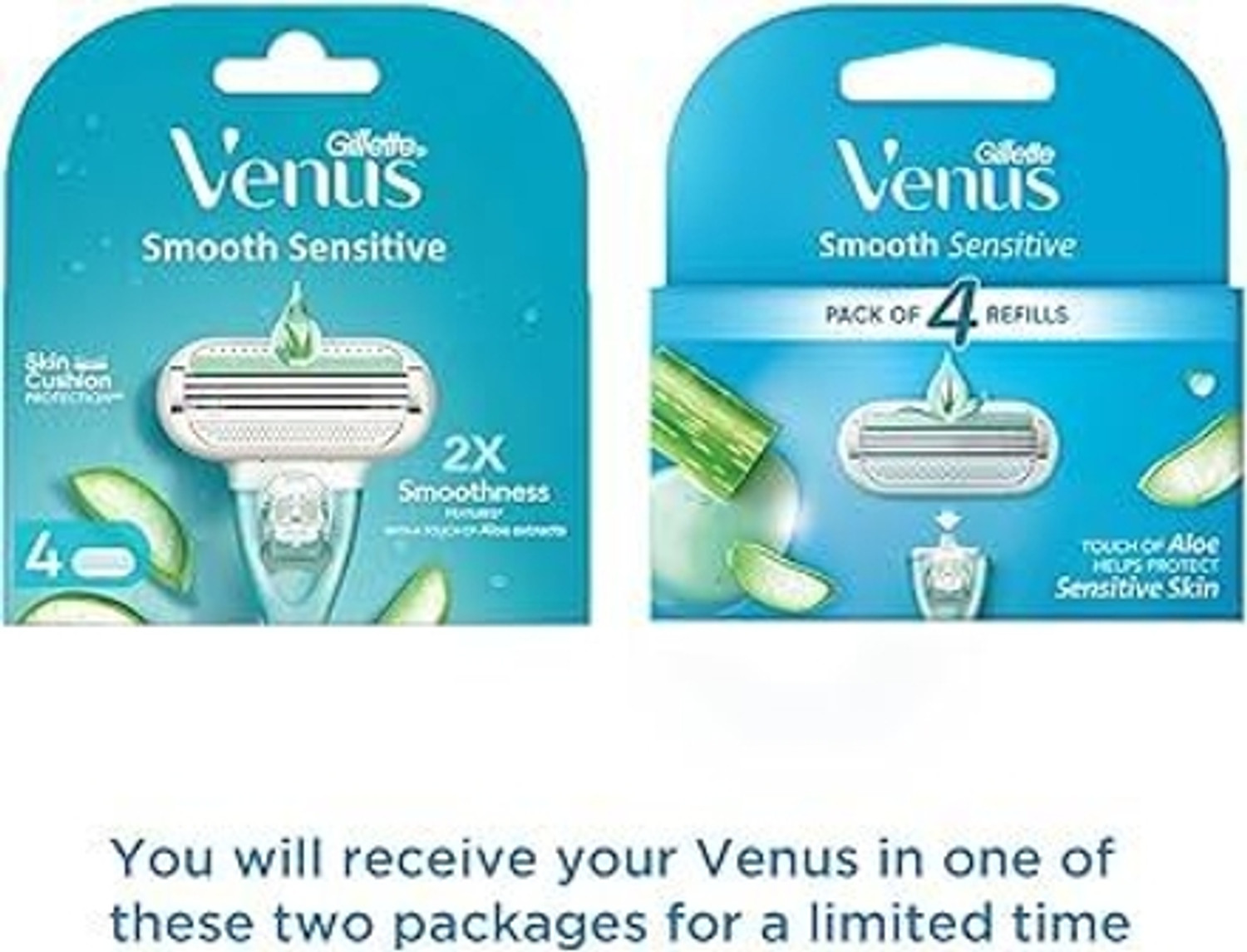 Image of Gillette VENUS ALOE SMOOTH SENSITIVE
