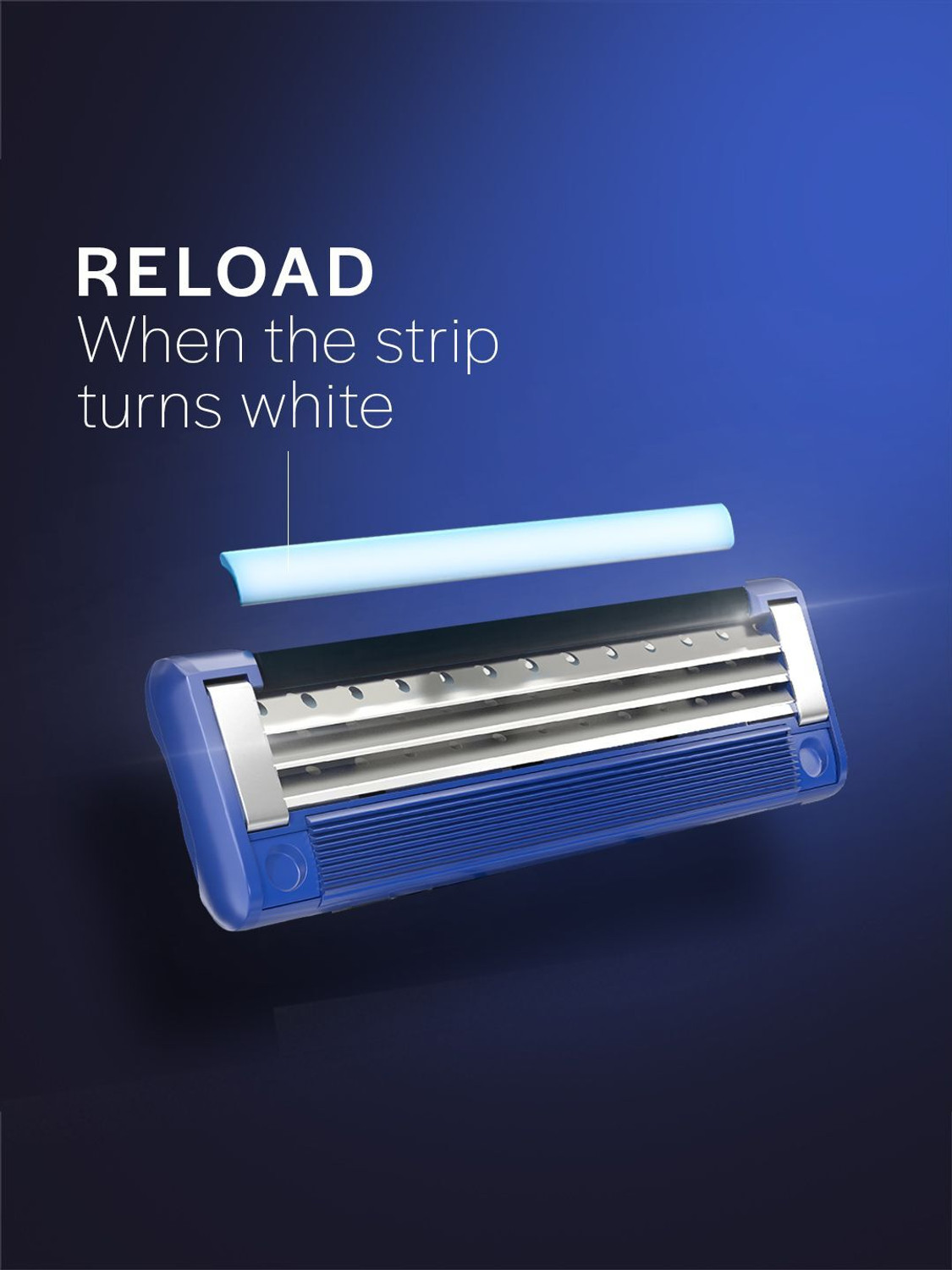 Image of Gillette Mach3 Turbo 3-Bladed Cartridges with Lubrication Strip