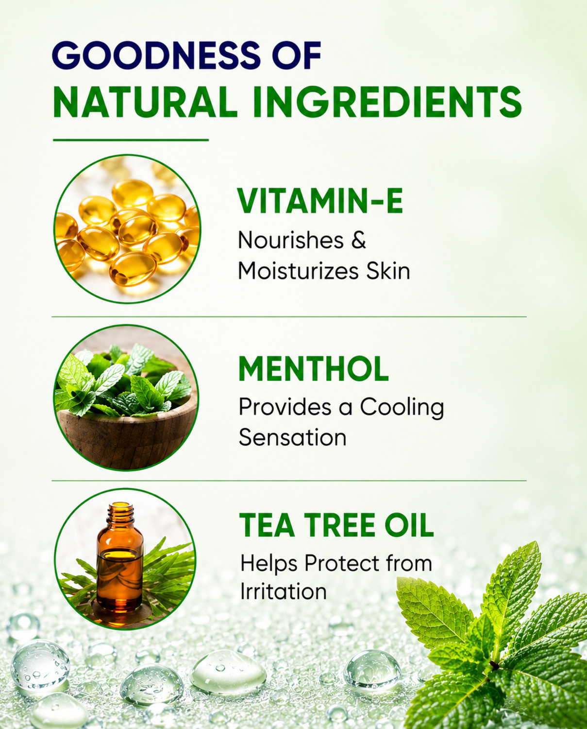 Image of VI-JOHN Classic Menthol Shave Foam for Sensitive Skin with Tea Tree Oil (200 GM EACH) (PACK OF 2)