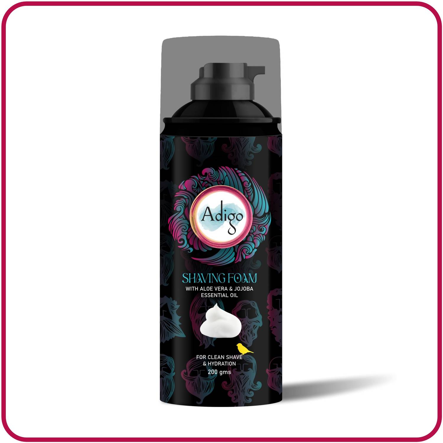 adigo Shaving Foam With Aloe Vera & Jojoba Essential Oil